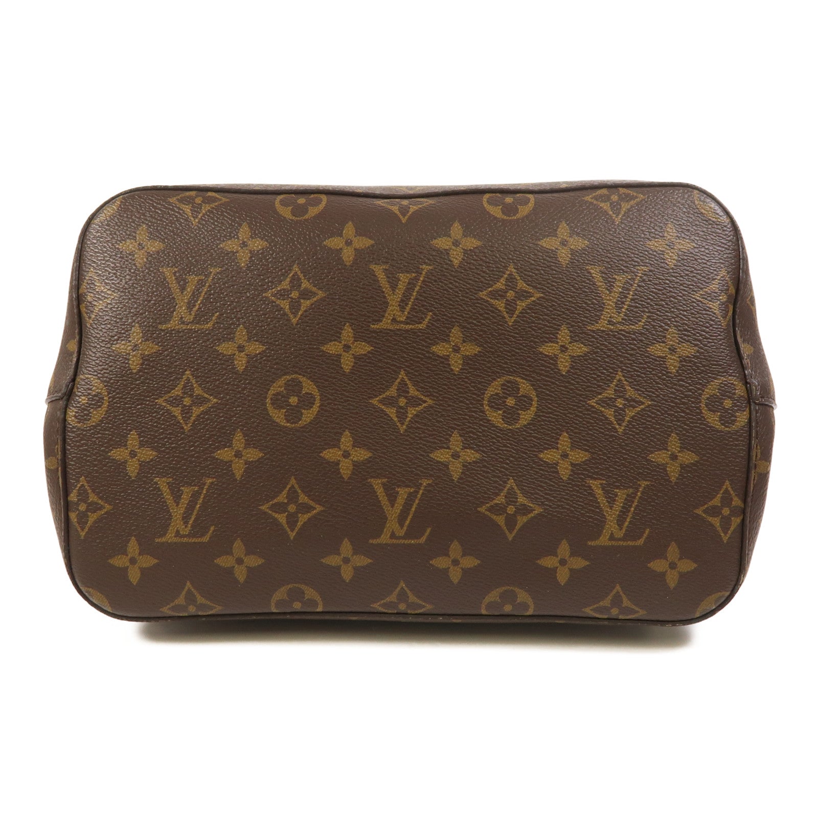 LOUIS VUITTON Monogram NeoNoe MM金扣肩背袋棕色