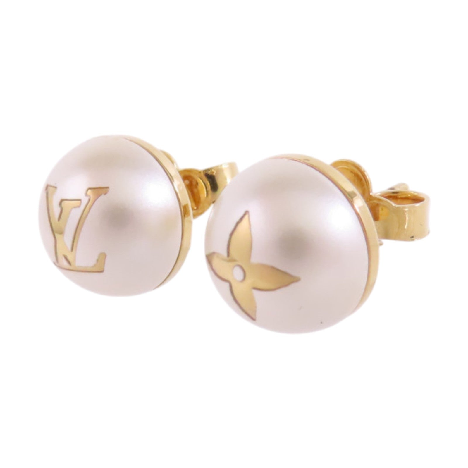 LOUIS VUITTON 金屬/仿珍珠My Mix Pearl Earrings耳環
