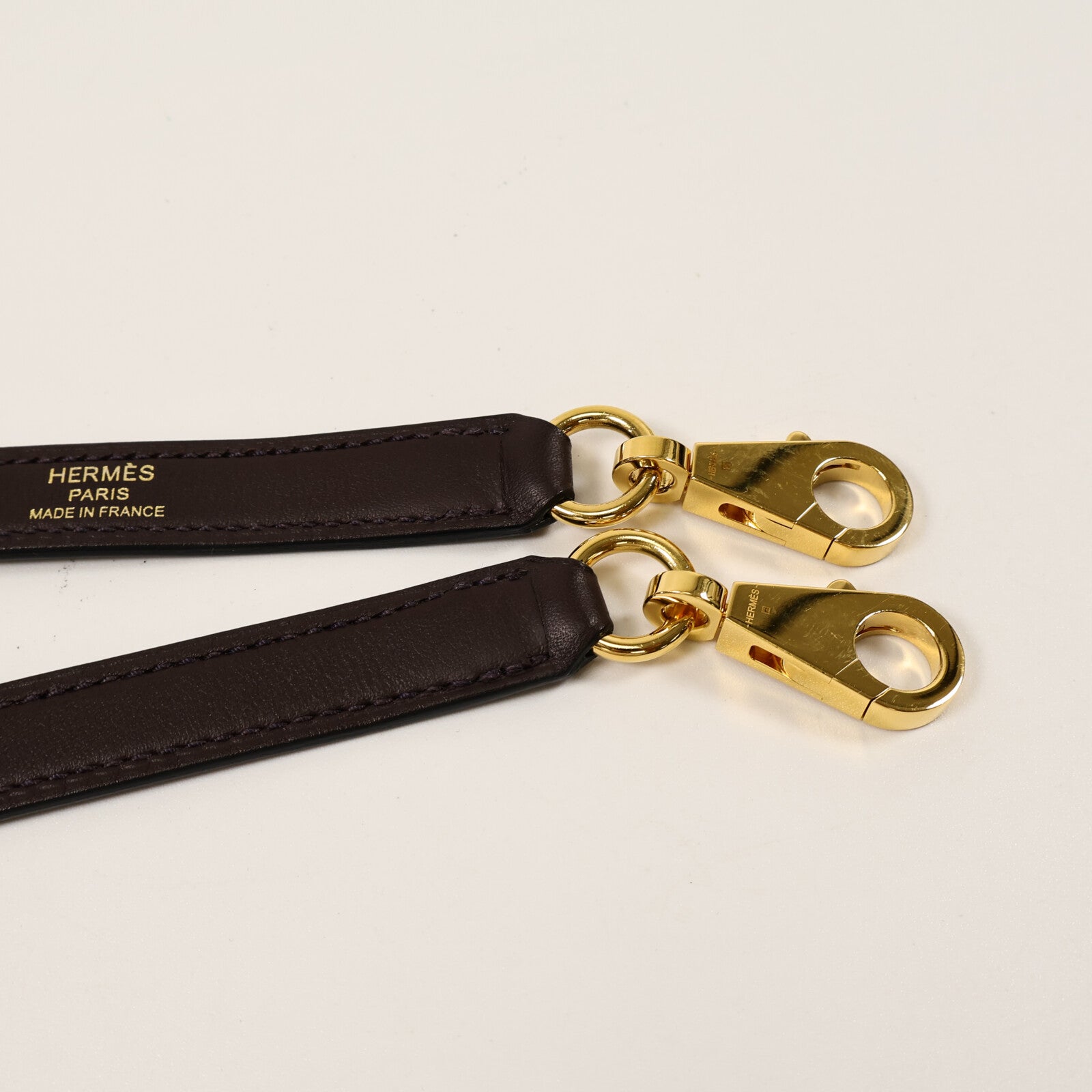 HERMES Clemence皮革24/24 29cm手挽肩背兩用袋Cassis/Bleu Saphir