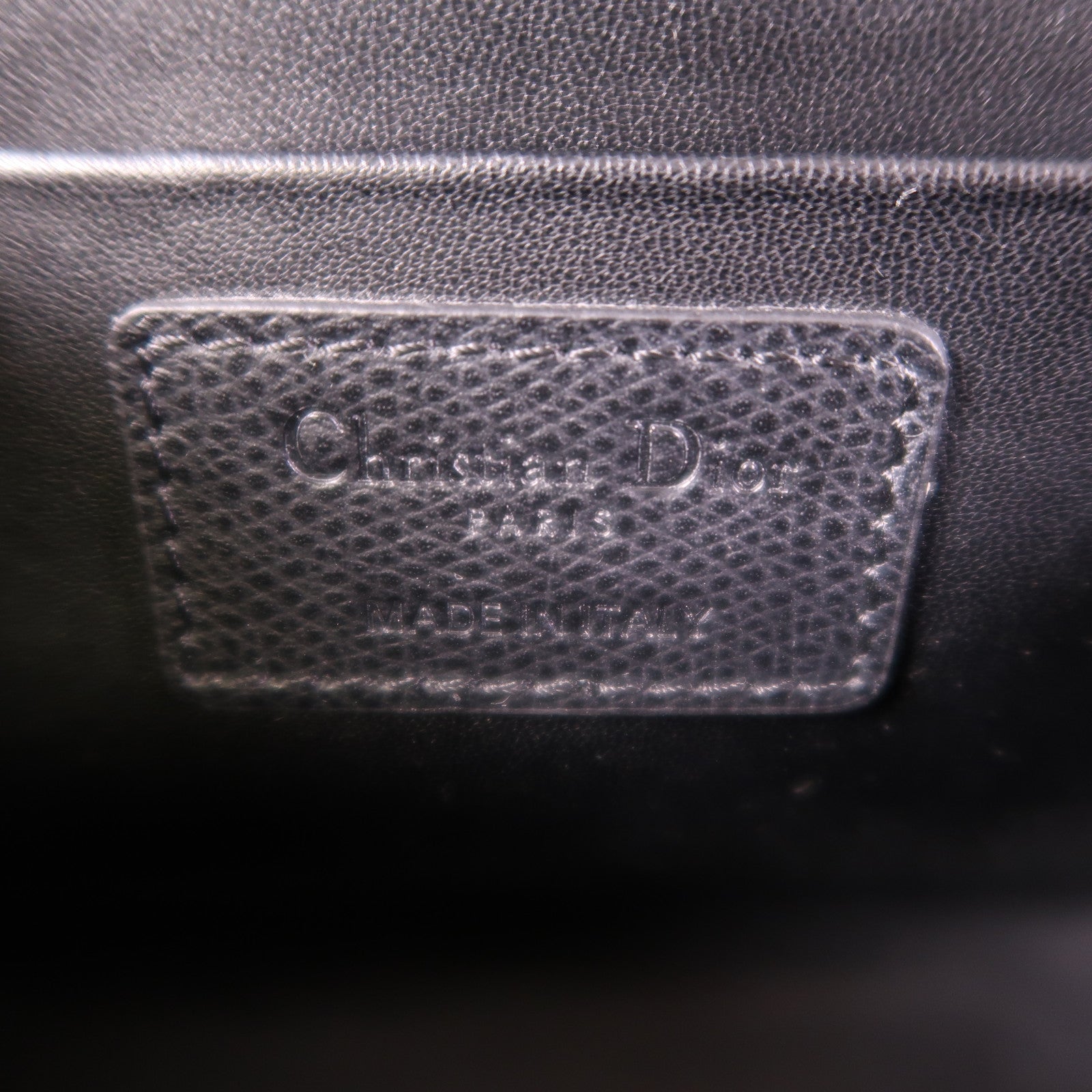 Dior 牛皮皮革So Black 30 Montaigne Box肩背袋