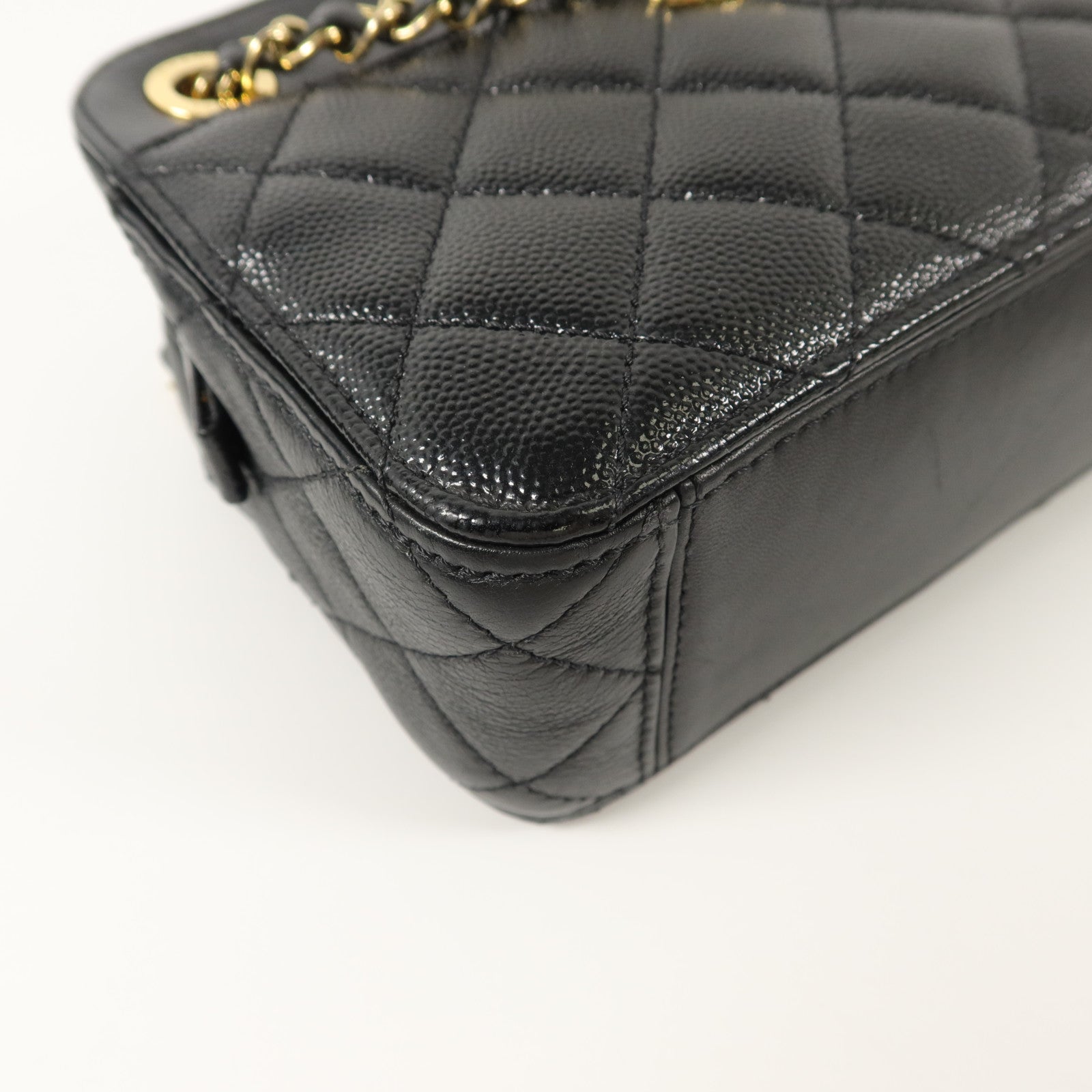 CHANEL 牛皮皮革Chain Shoulder鏈帶肩背袋