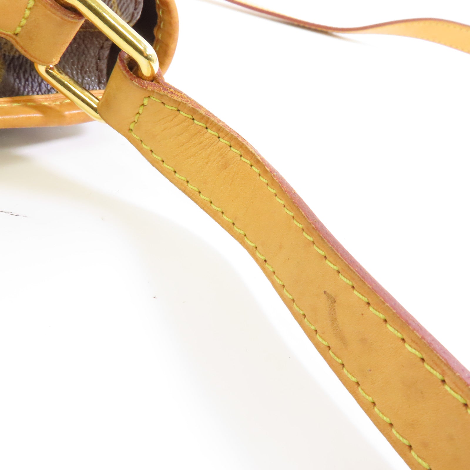 LOUIS VUITTON Monogram Menilmontant MM金扣肩背袋啡色