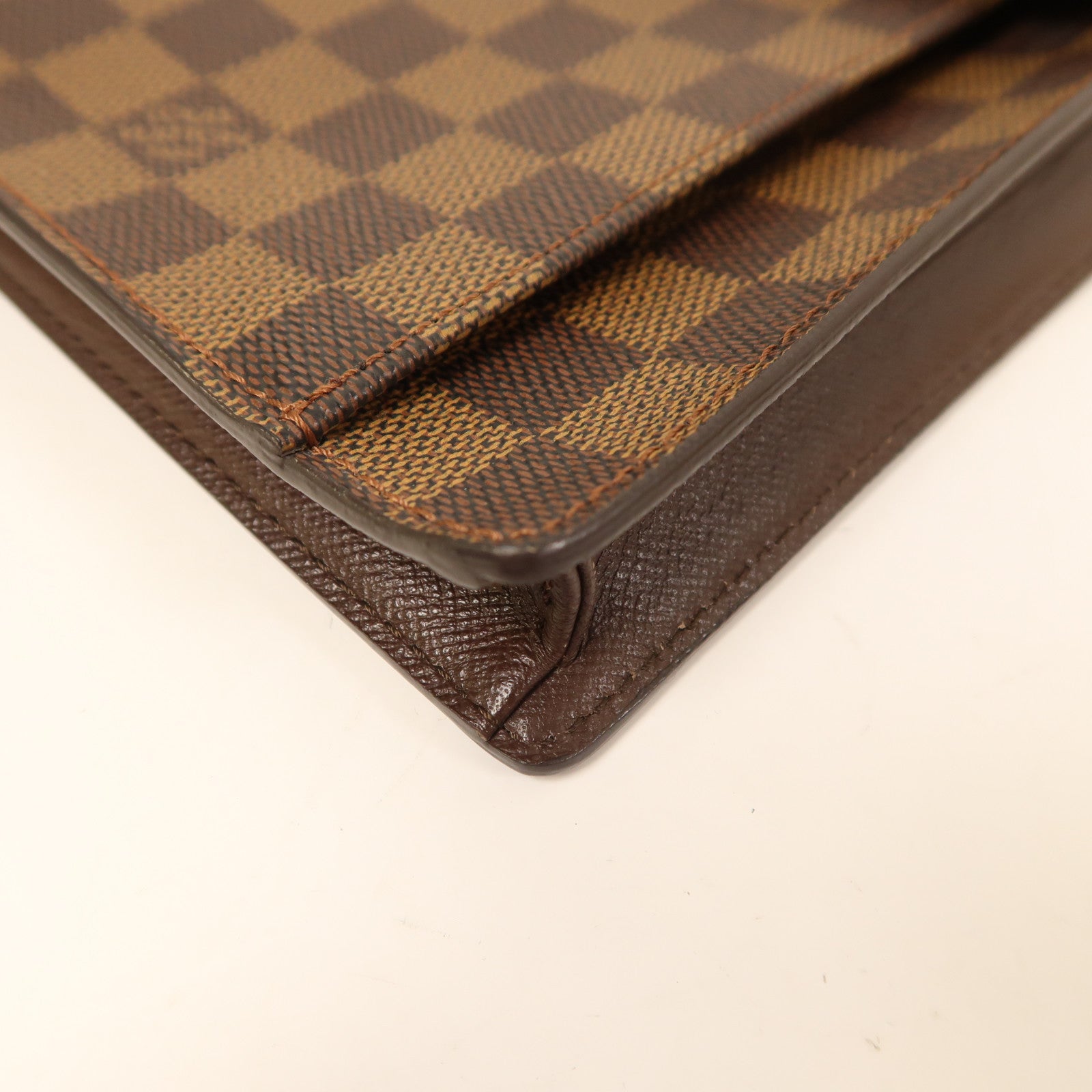 LOUIS VUITTON Damier Pimlico金扣肩背袋啡色