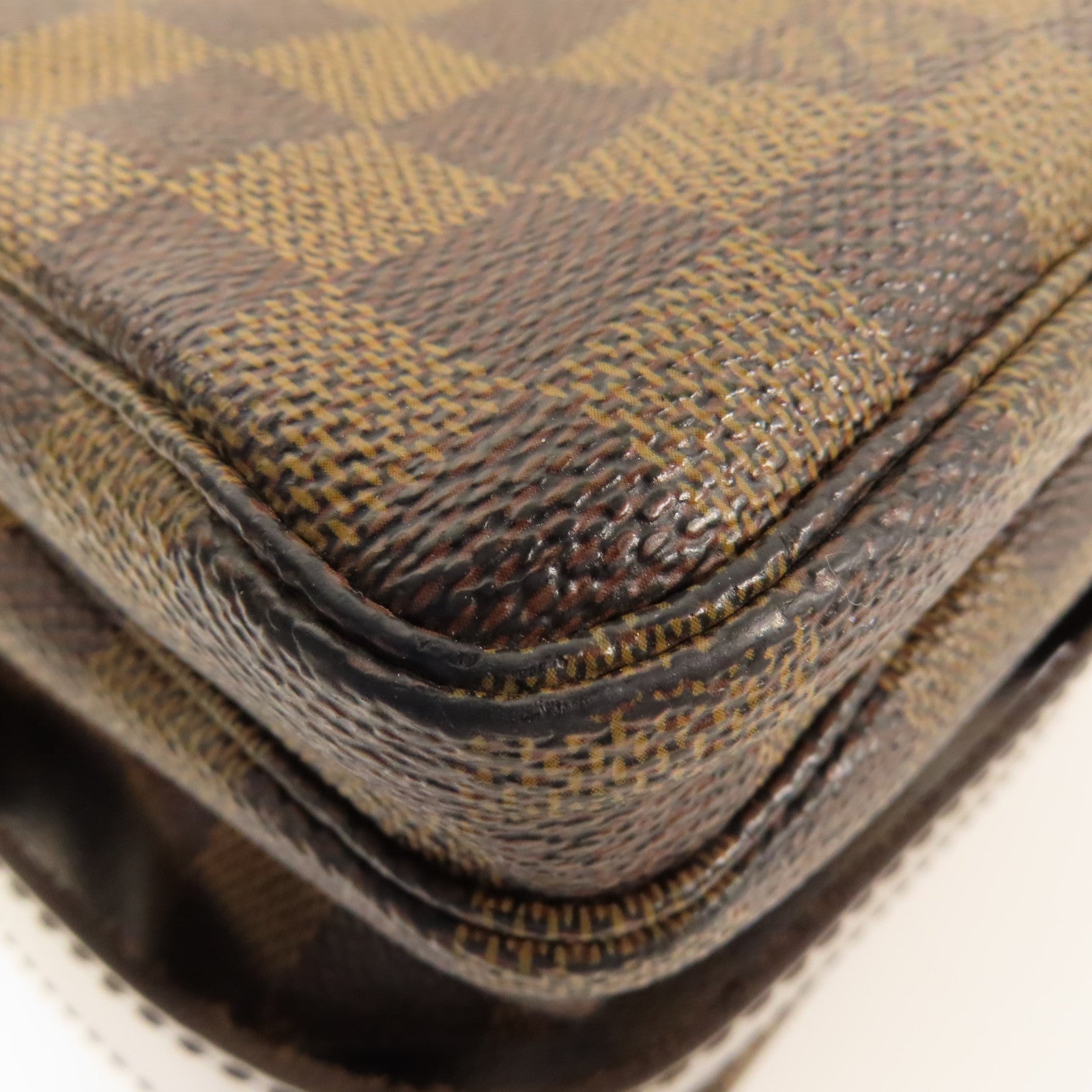 LOUIS VUITTON Damier Naviglio金扣肩背袋