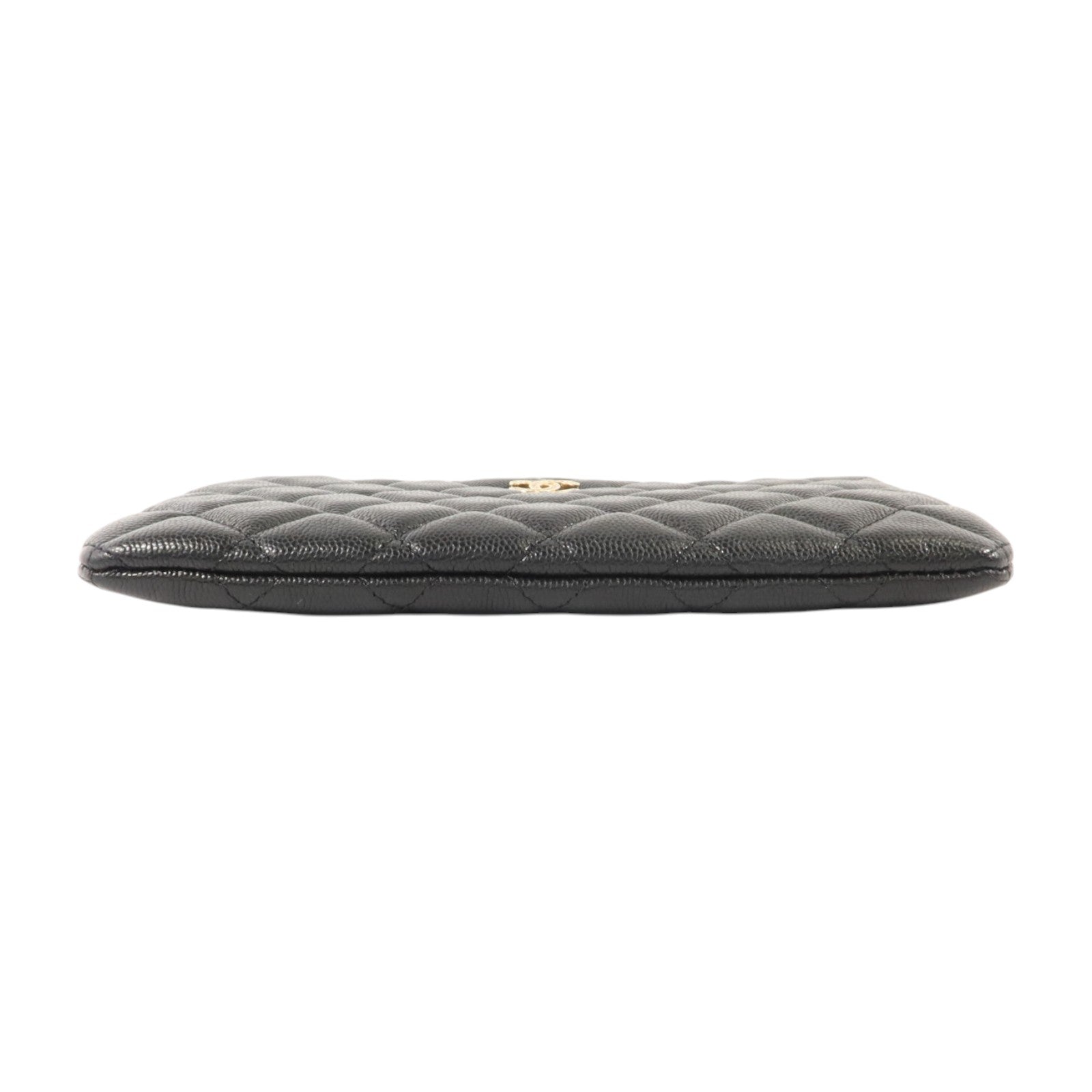 CHANEL 牛皮皮革Classic Zipped Pouch金扣小袋
