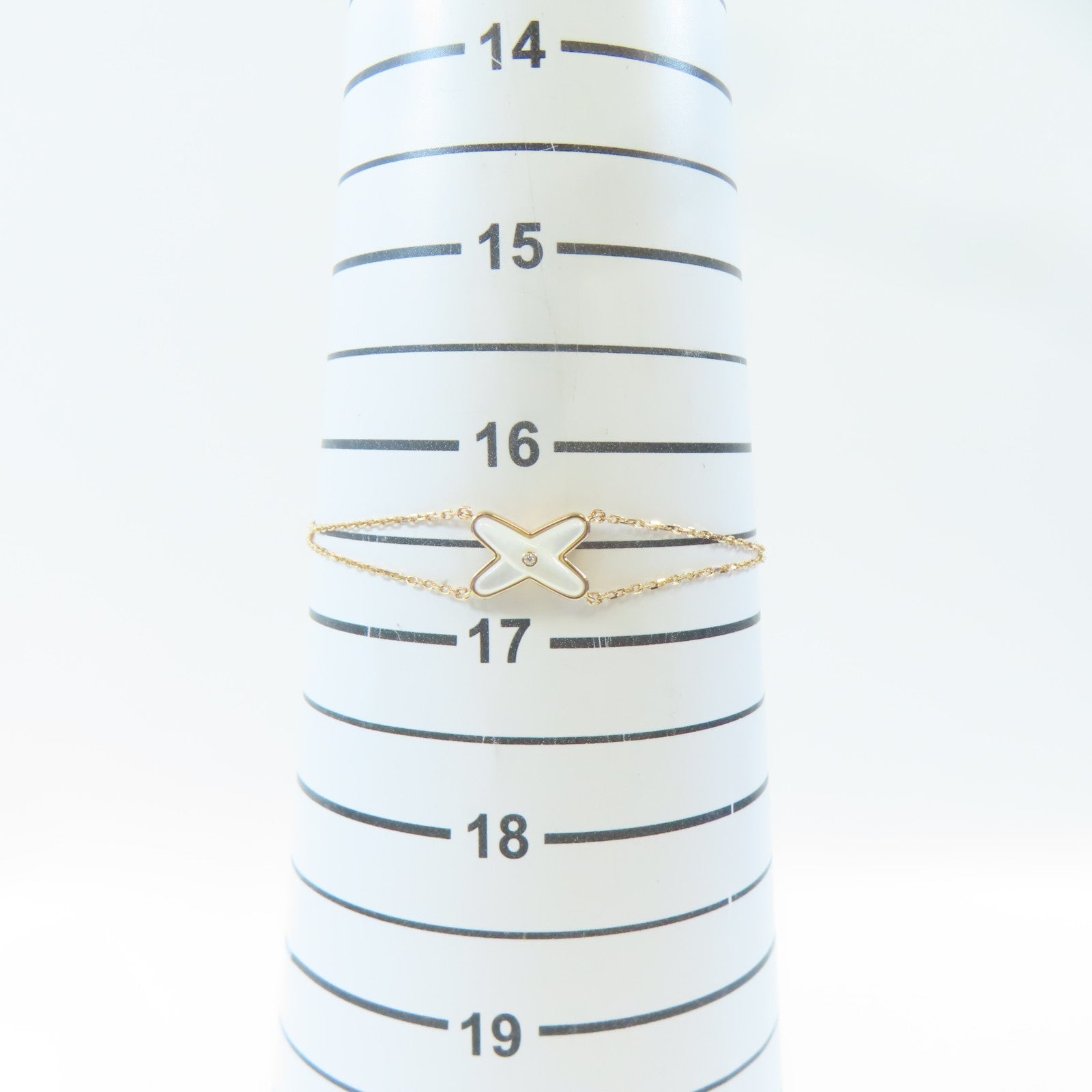 Chaumet 18K玫瑰金Jeux de Liens Bracelet手鏈#16.5cm