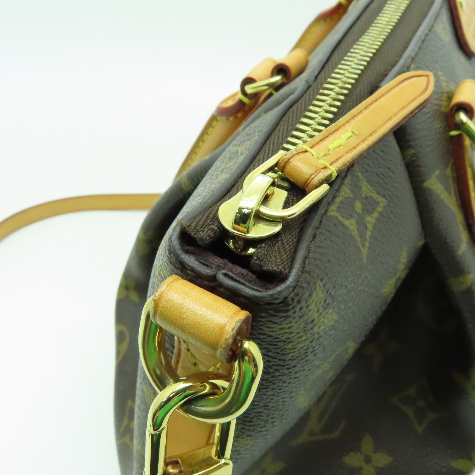 LOUIS VUITTON Monogram Turenne PM金扣手挽肩背兩用袋啡色