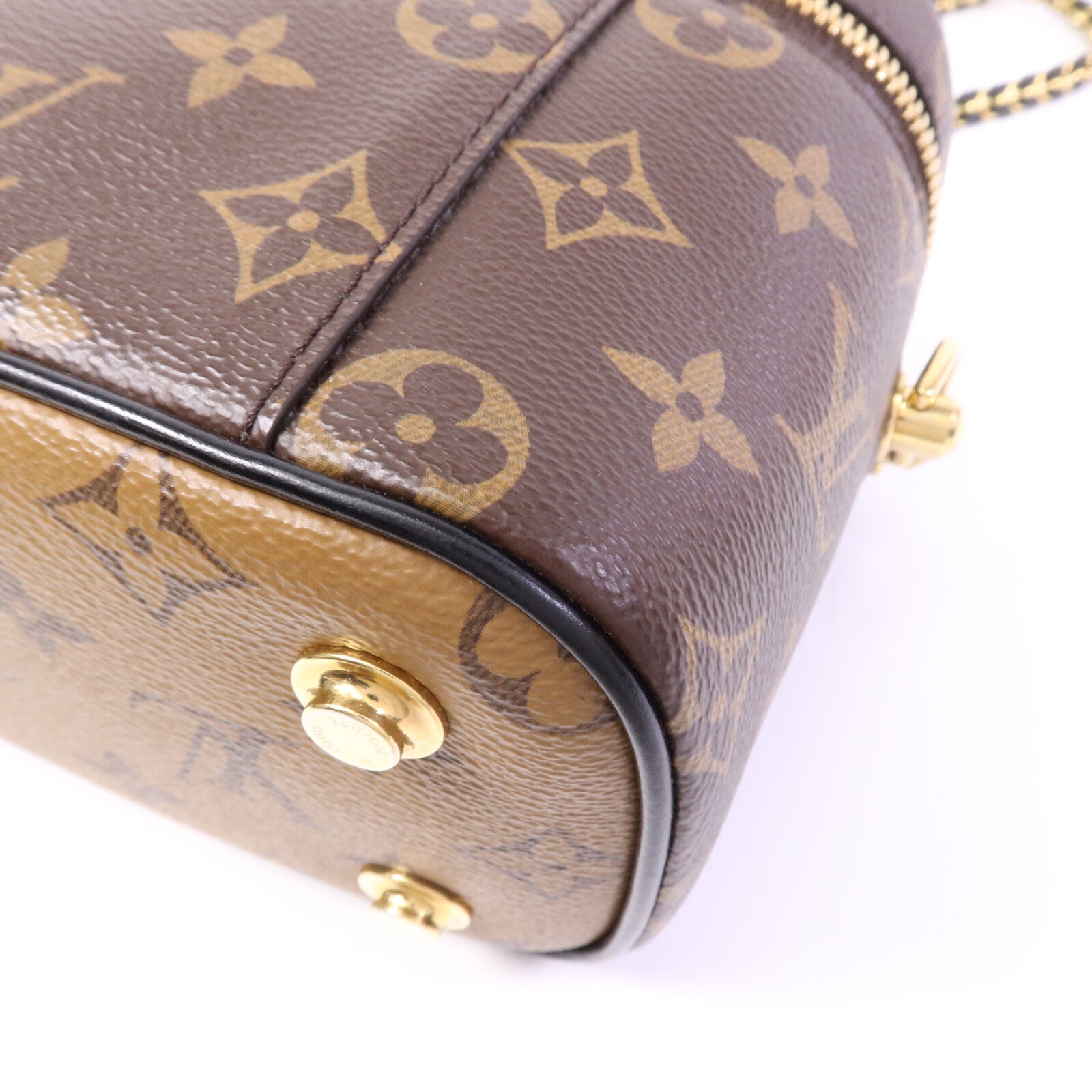 LOUIS VUITTON Monogram Reverse Vanity PM金扣手挽肩背兩用袋