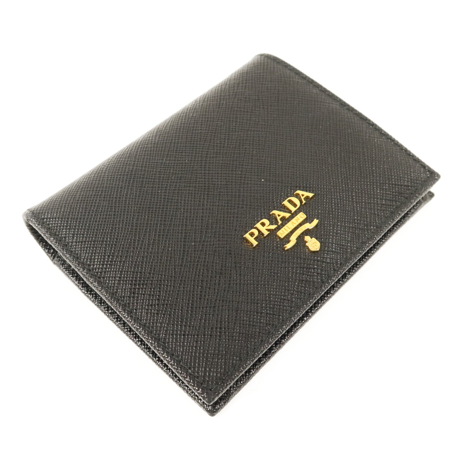 PRADA Saffiano皮革Small Bifold Wallet錢包