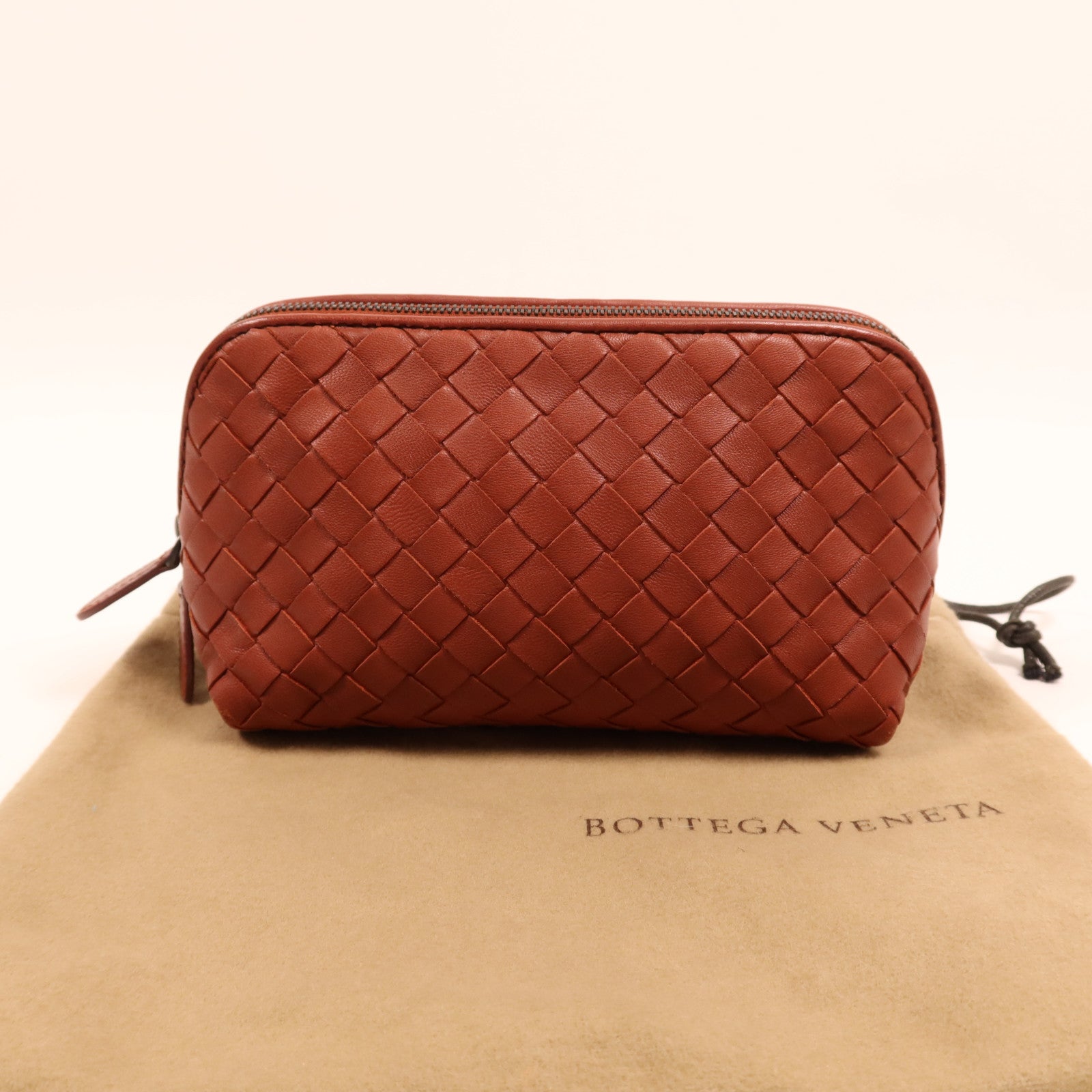 BOTTEGA VENETA 羊皮皮革Cosmetic Bag手拿包