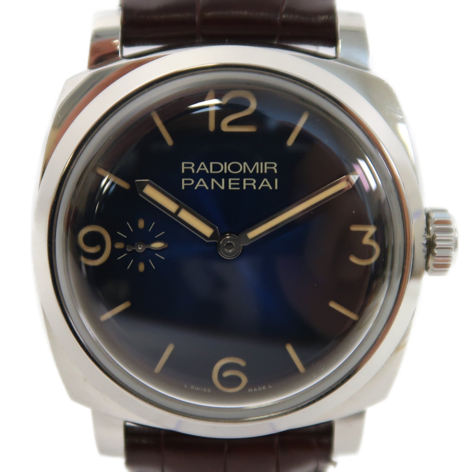 PANERAI Radiomir 1940 3 Days不鏽鋼手錶自動機芯藍色