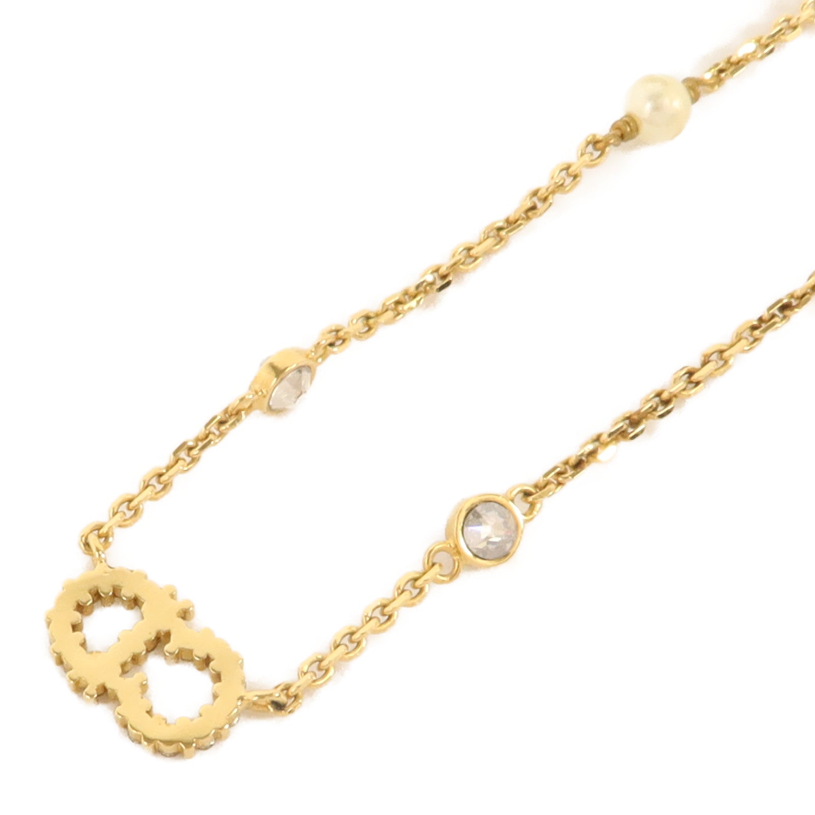 Dior 金屬/水晶Necklace項鍊