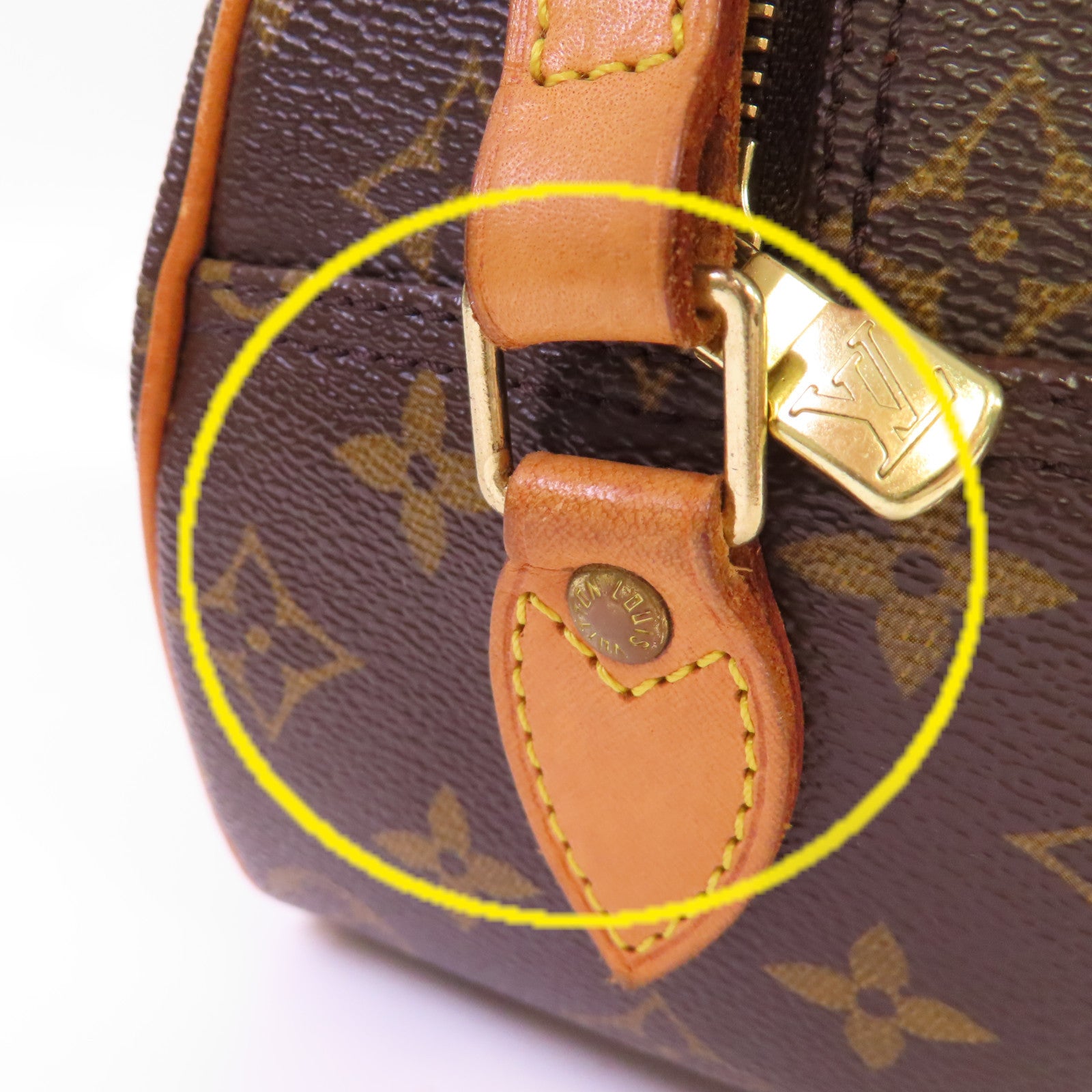 LOUIS VUITTON Monogram Blois Shoulder Bag金扣肩背袋啡色