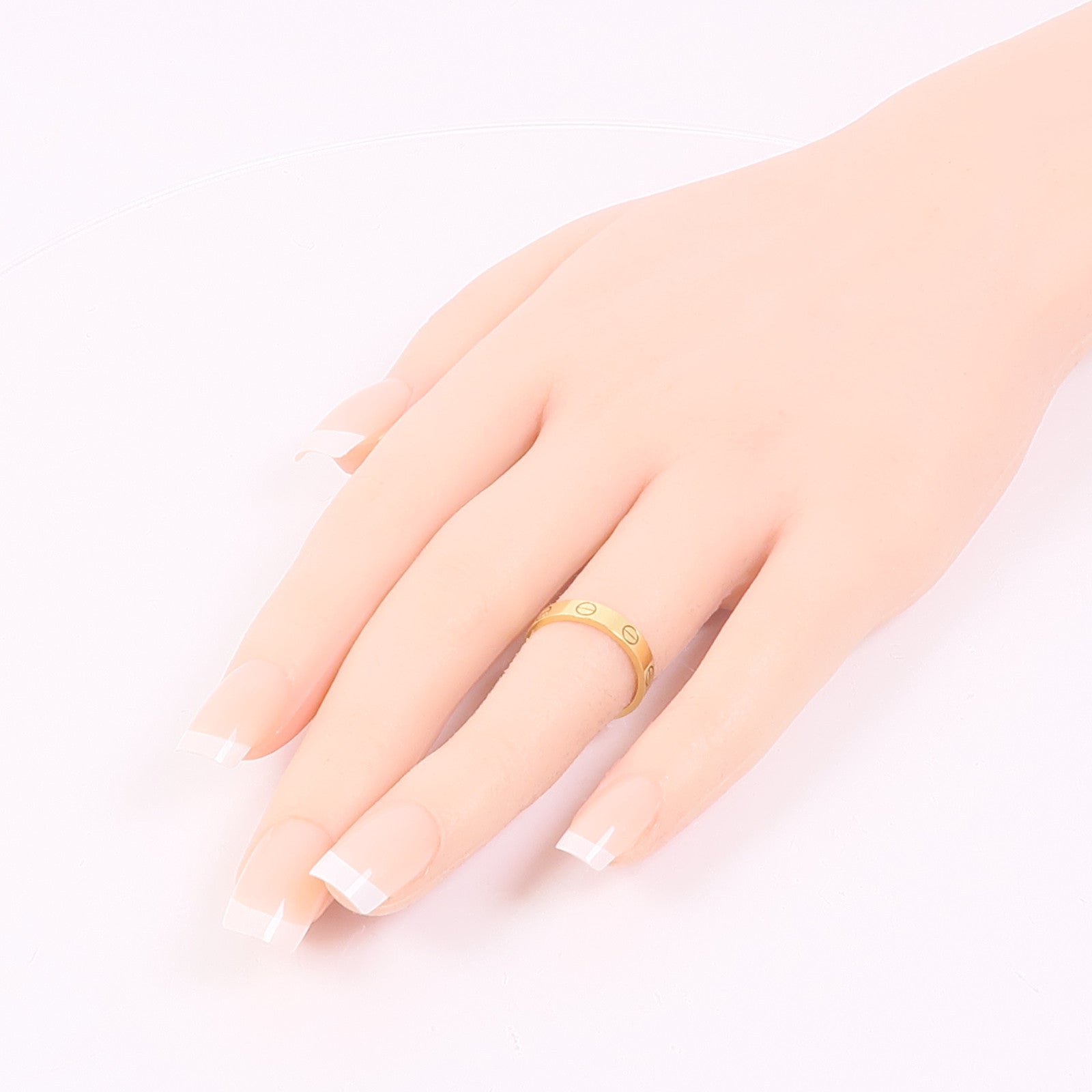 CARTIER 【激減優惠】18K黃金Mini Love Ring戒指Cartier#50/US#5