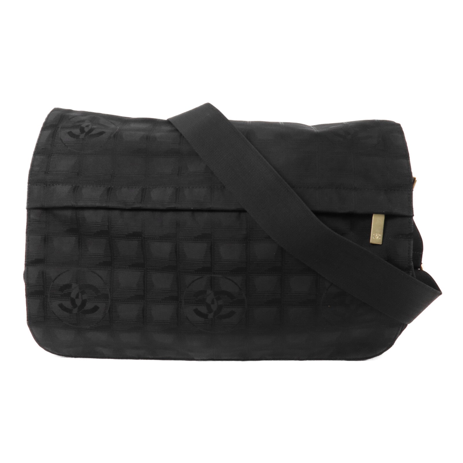 CHANEL 尼龍New Travel Line Messenger Bag肩背袋