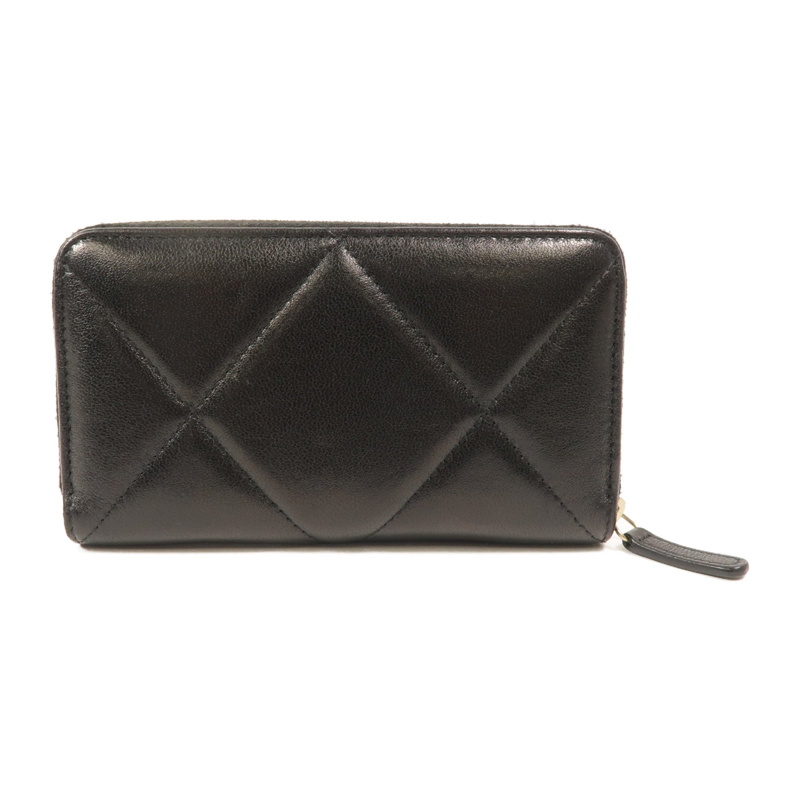 CHANEL 羊皮皮革19 Small Zipped Wallet長錢包