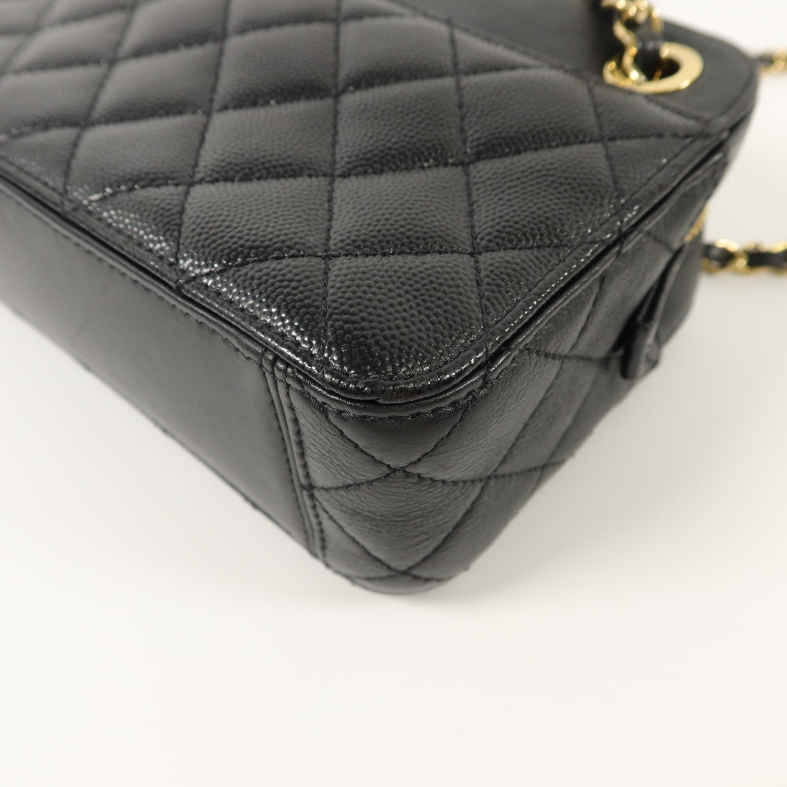 CHANEL 牛皮皮革Chain Shoulder鏈帶肩背袋