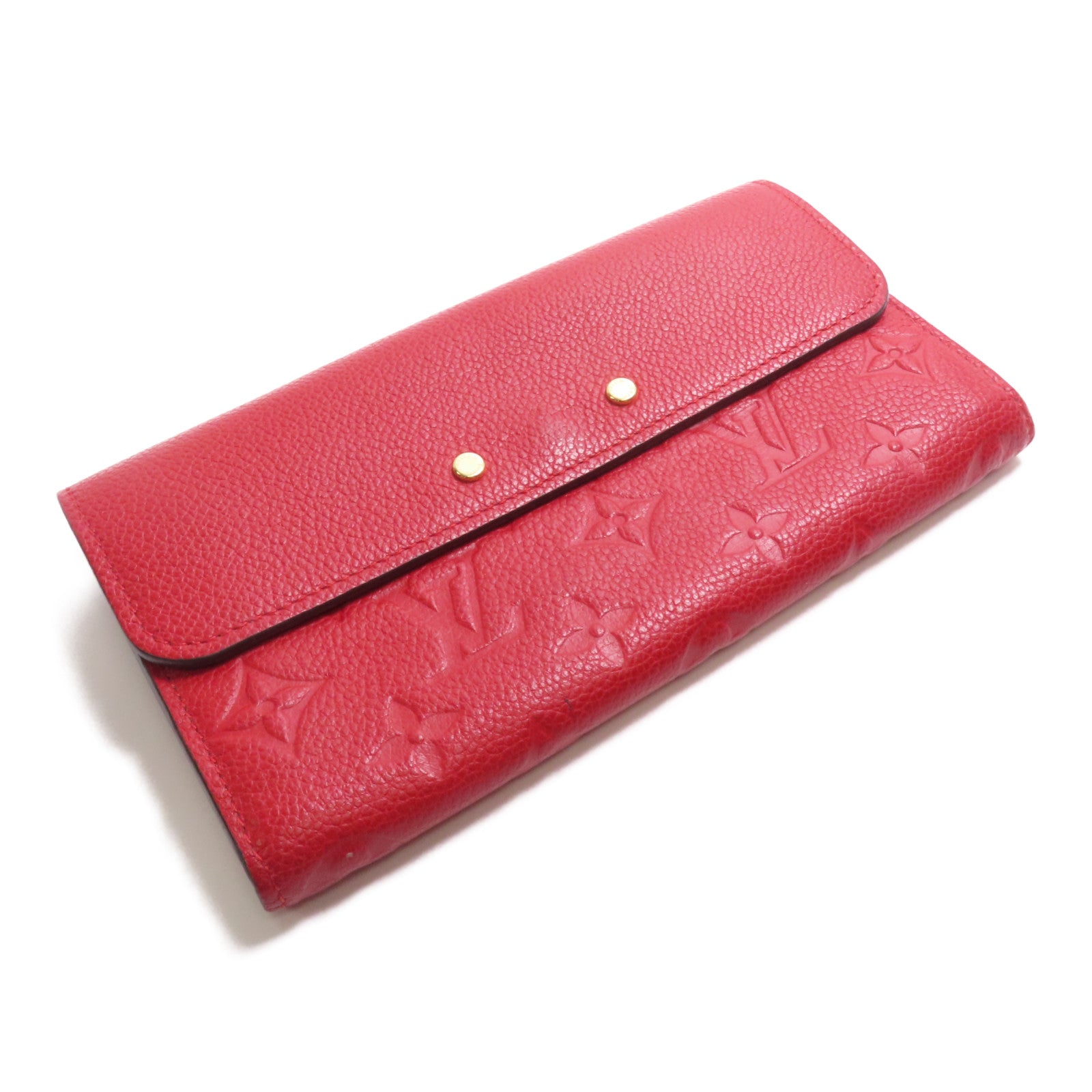 LOUIS VUITTON Monogram Empreinte Long Wallet金扣長錢包