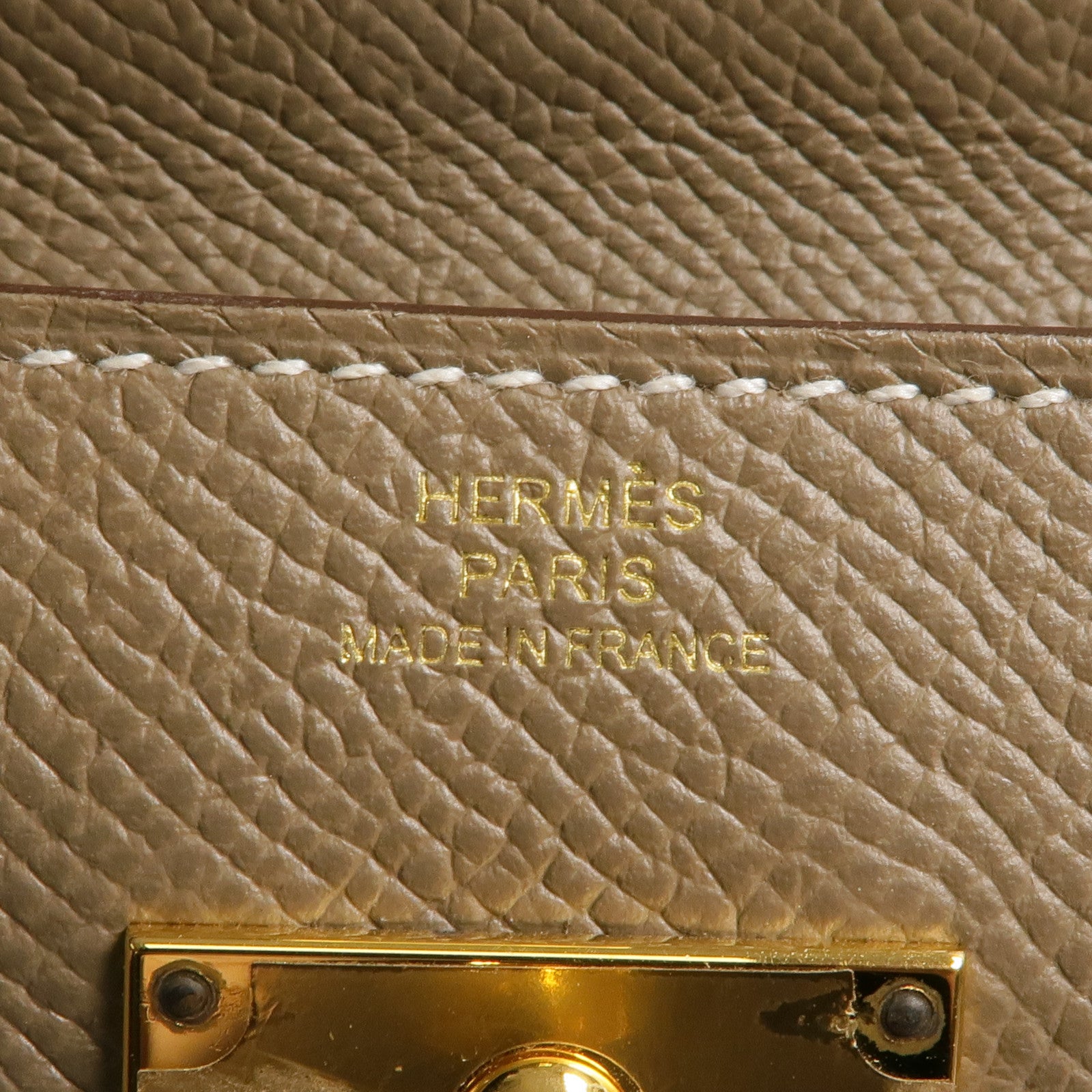 HERMES Epsom皮革Kelly To Go金扣肩背袋