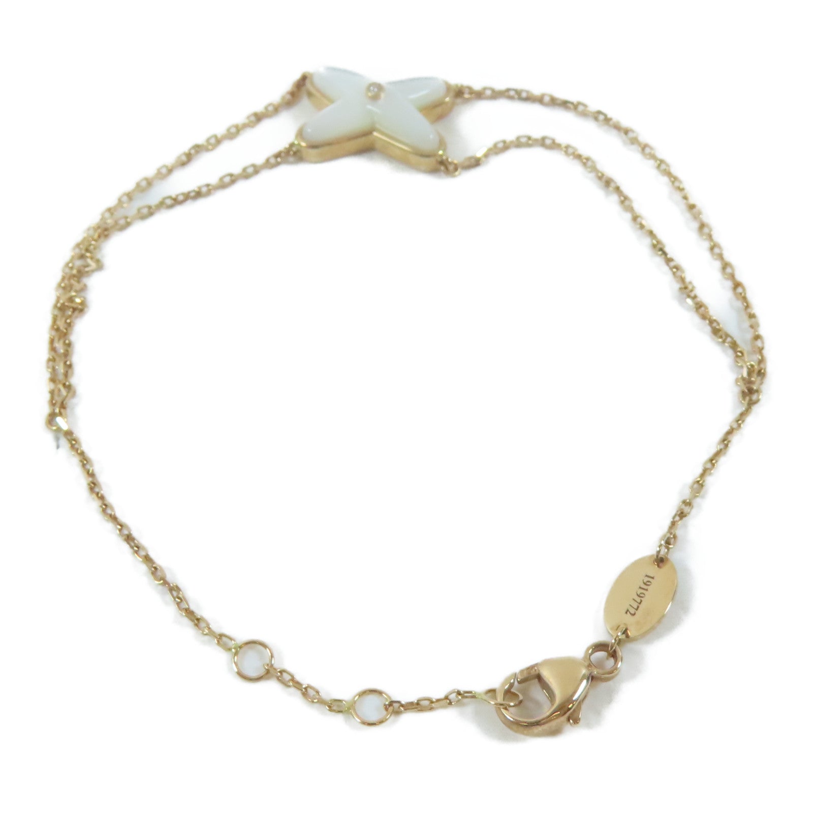 Chaumet 18K玫瑰金Jeux de Liens Bracelet手鏈#16.5cm