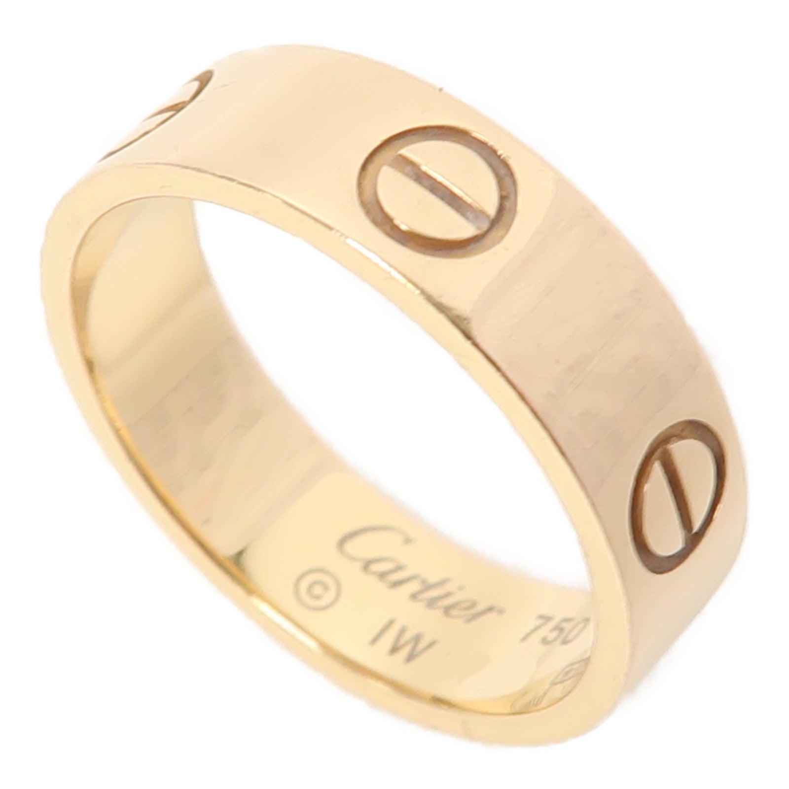 CARTIER 18K玫瑰金Love Ring戒指US#7/Cartier#54