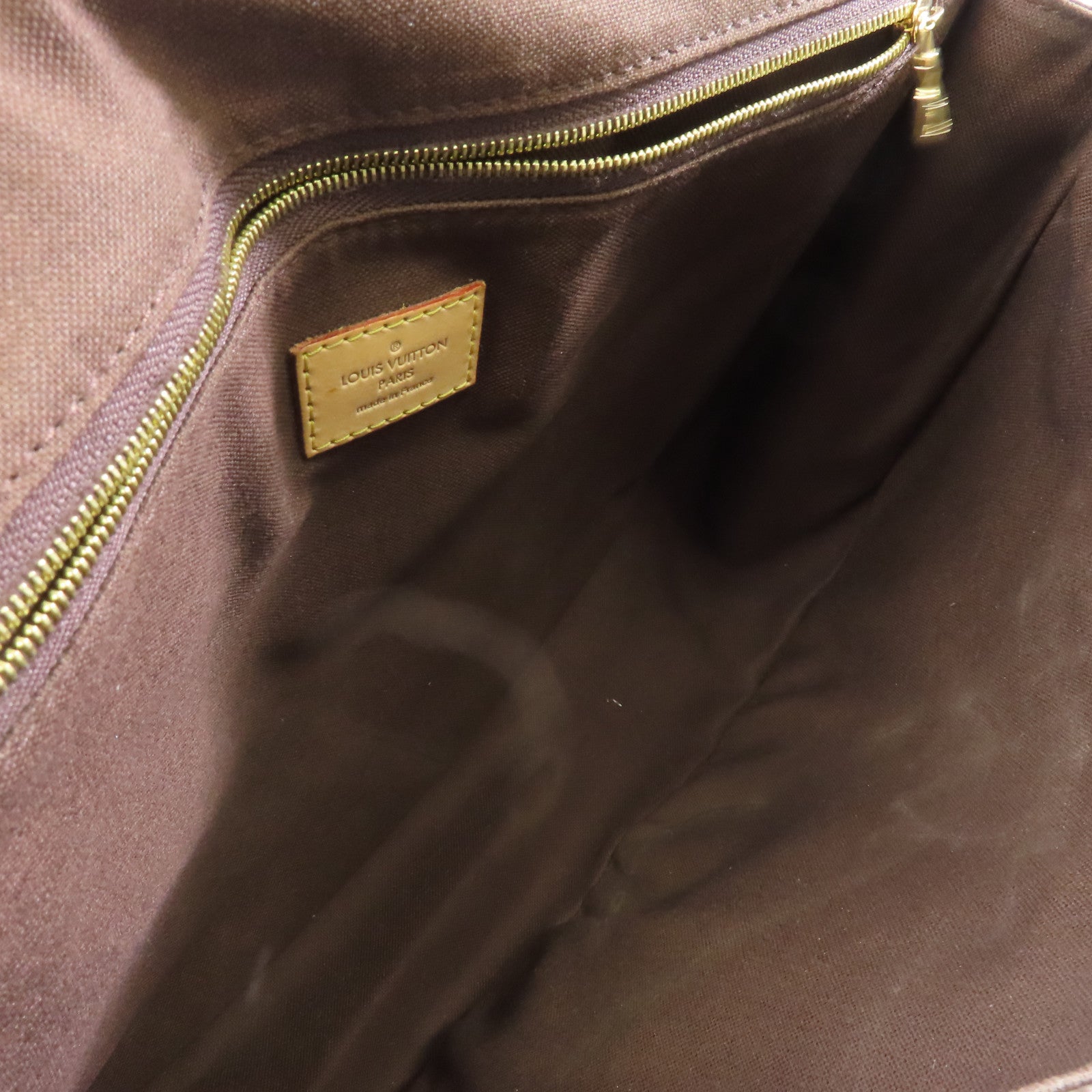 LOUIS VUITTON Monogram Menilmontant MM金扣肩背袋啡色