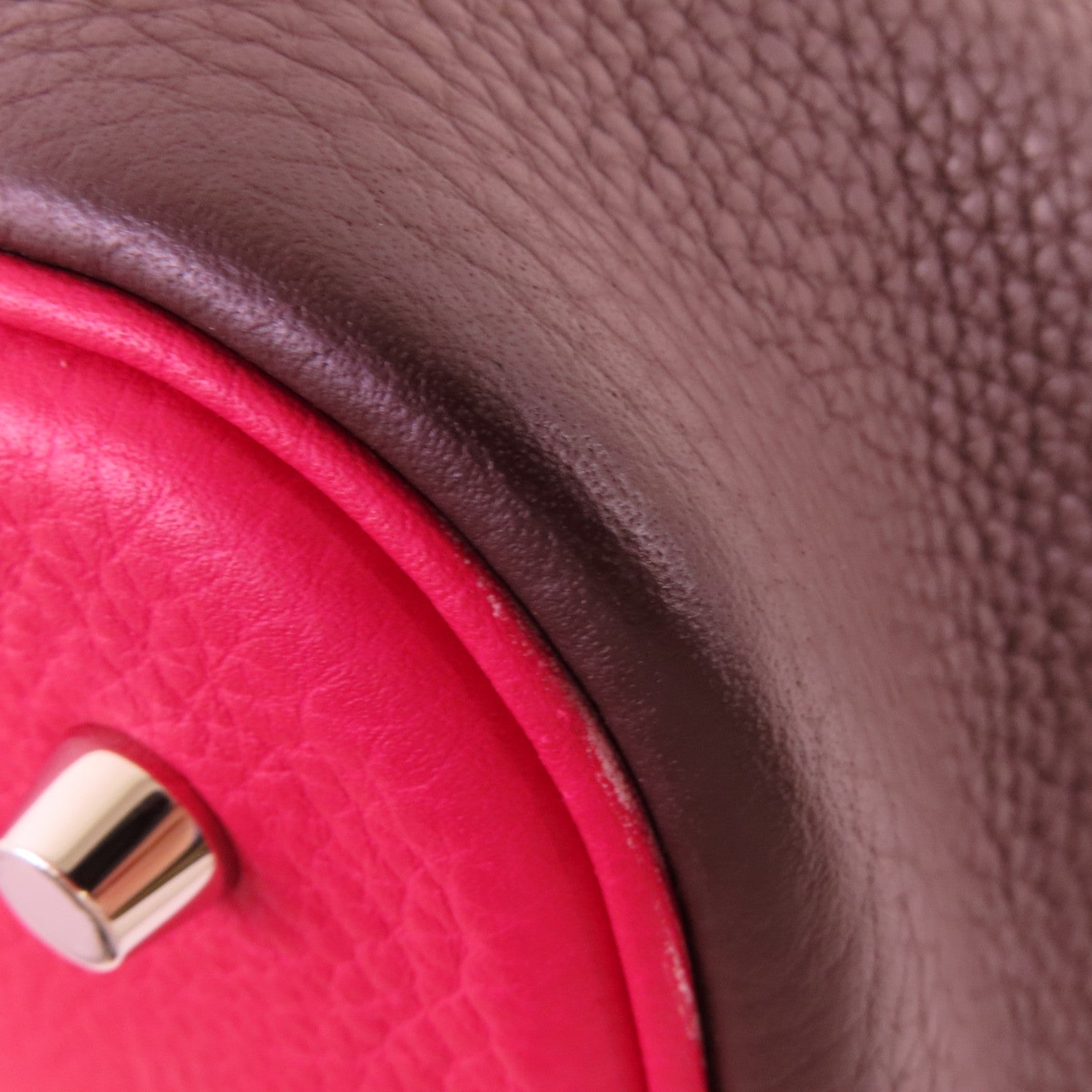 HERMES 【激減優惠】Clemence皮革Picotin MM銀扣手挽袋