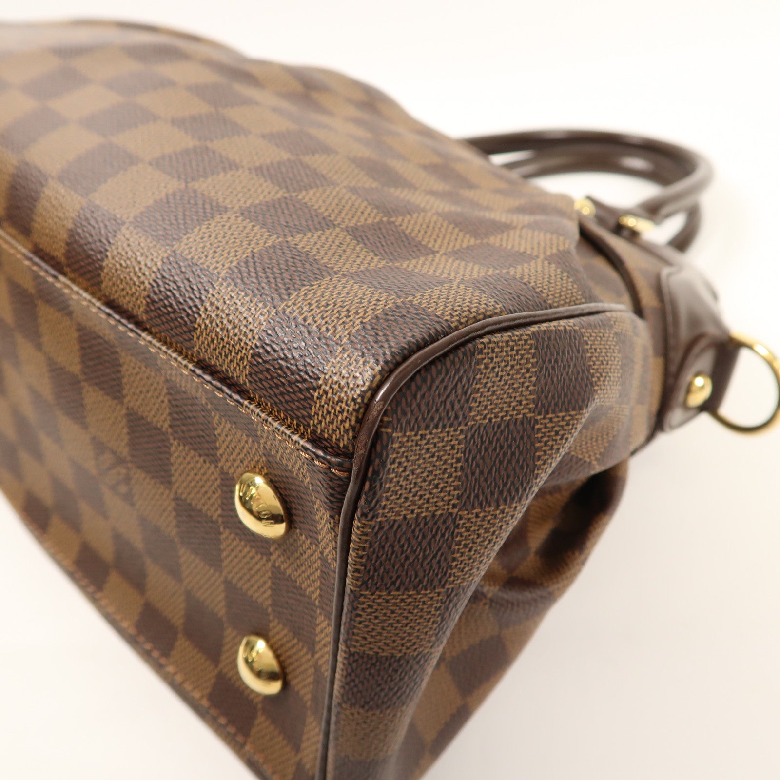 LOUIS VUITTON 【激減優惠】Damier Trevi金扣手挽肩背兩用袋