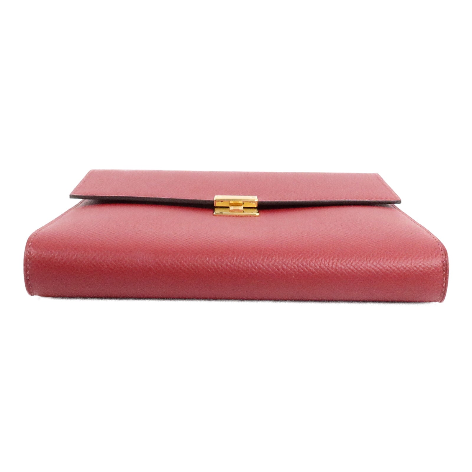 HERMES EpsomClic 16肩背袋Rouge Casaque