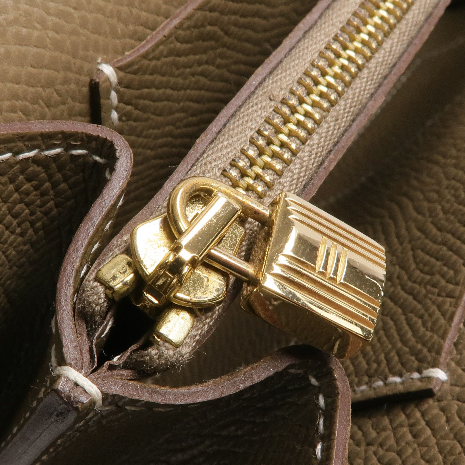 HERMES Epsom皮革Kelly To Go金扣肩背袋