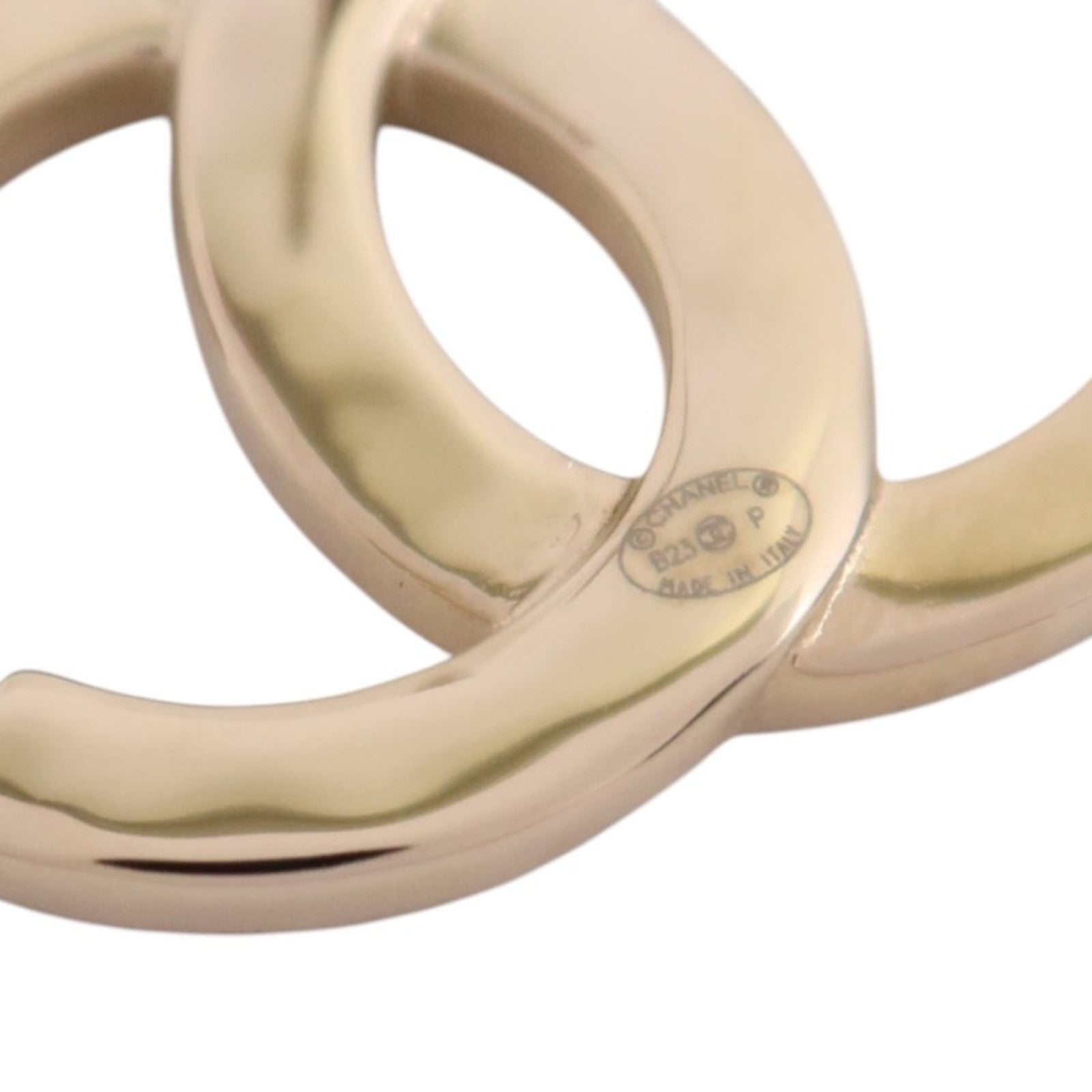 CHANEL 金屬/水鑽CC Earrings金扣耳環