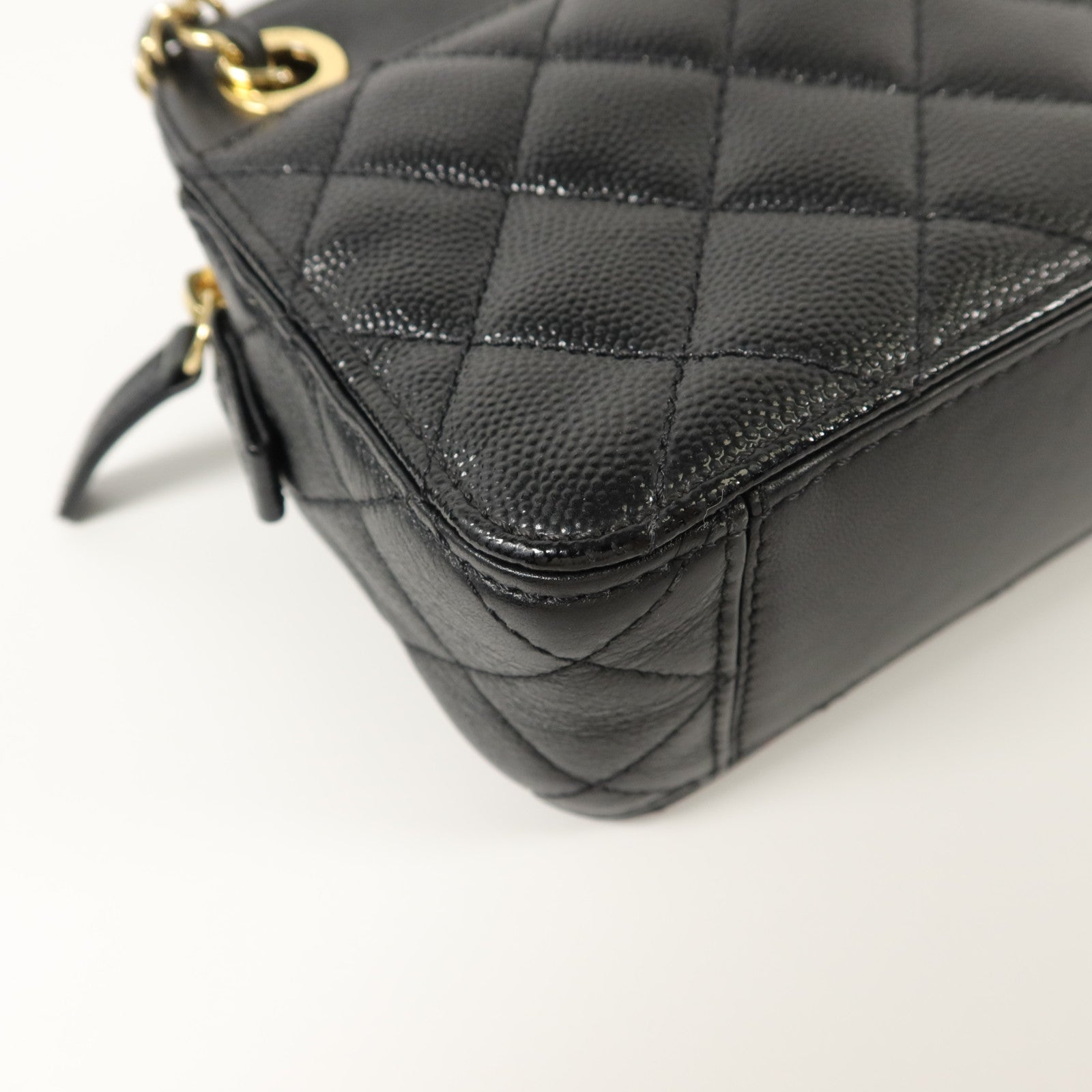 CHANEL 牛皮皮革Chain Shoulder鏈帶肩背袋