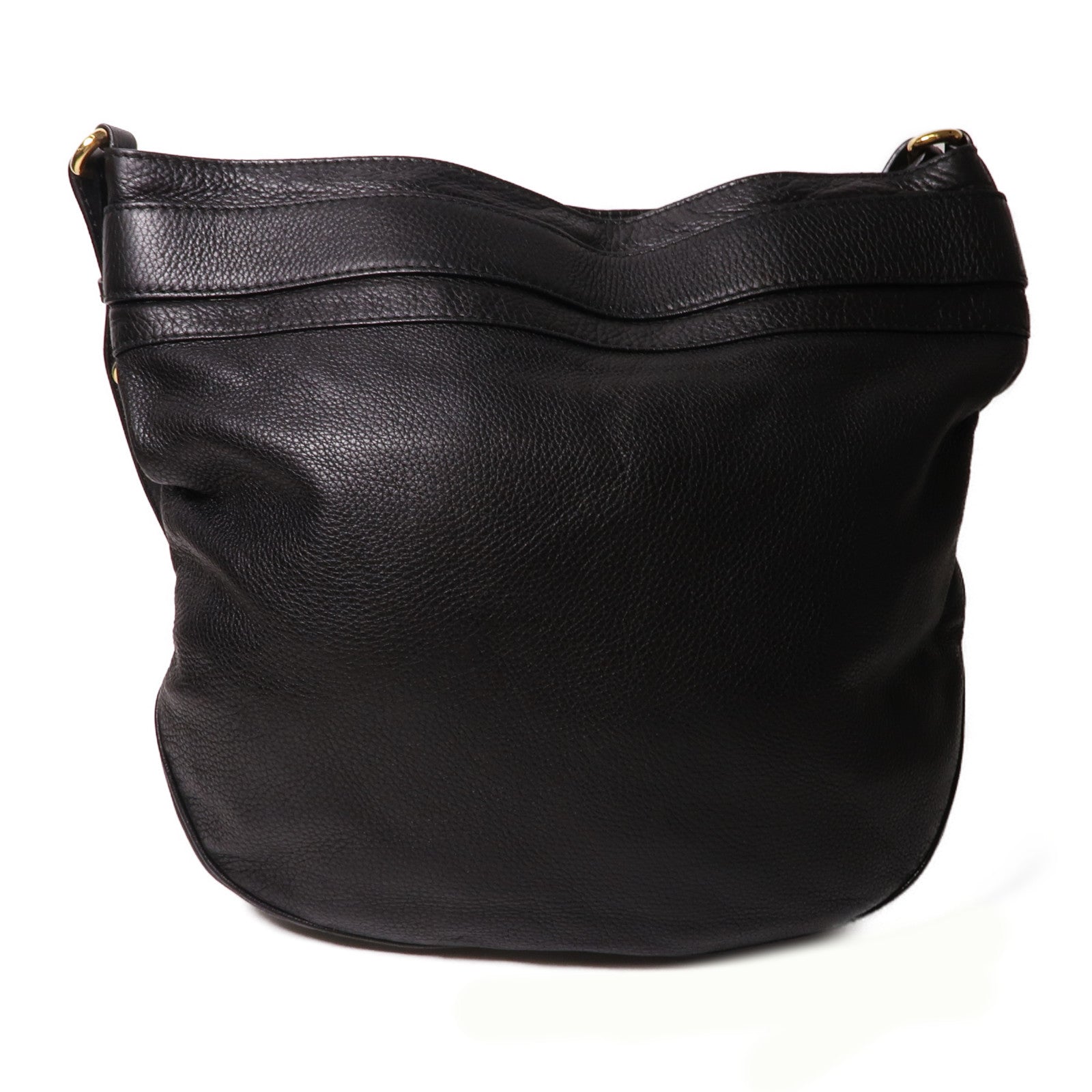 GUCCI 牛皮皮革Shoulder Bag金扣肩背袋黑色