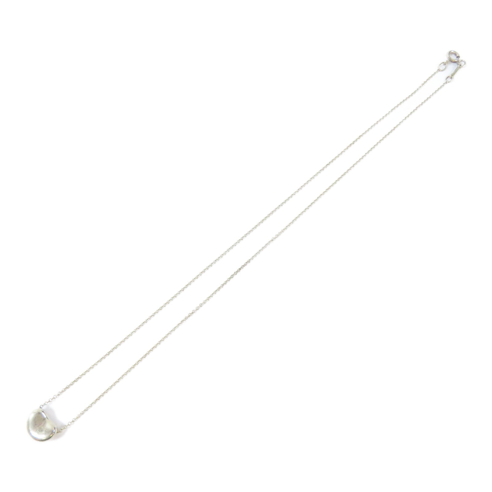 TIFFANY＆CO 925純銀Bean Necklace項鍊#42cm
