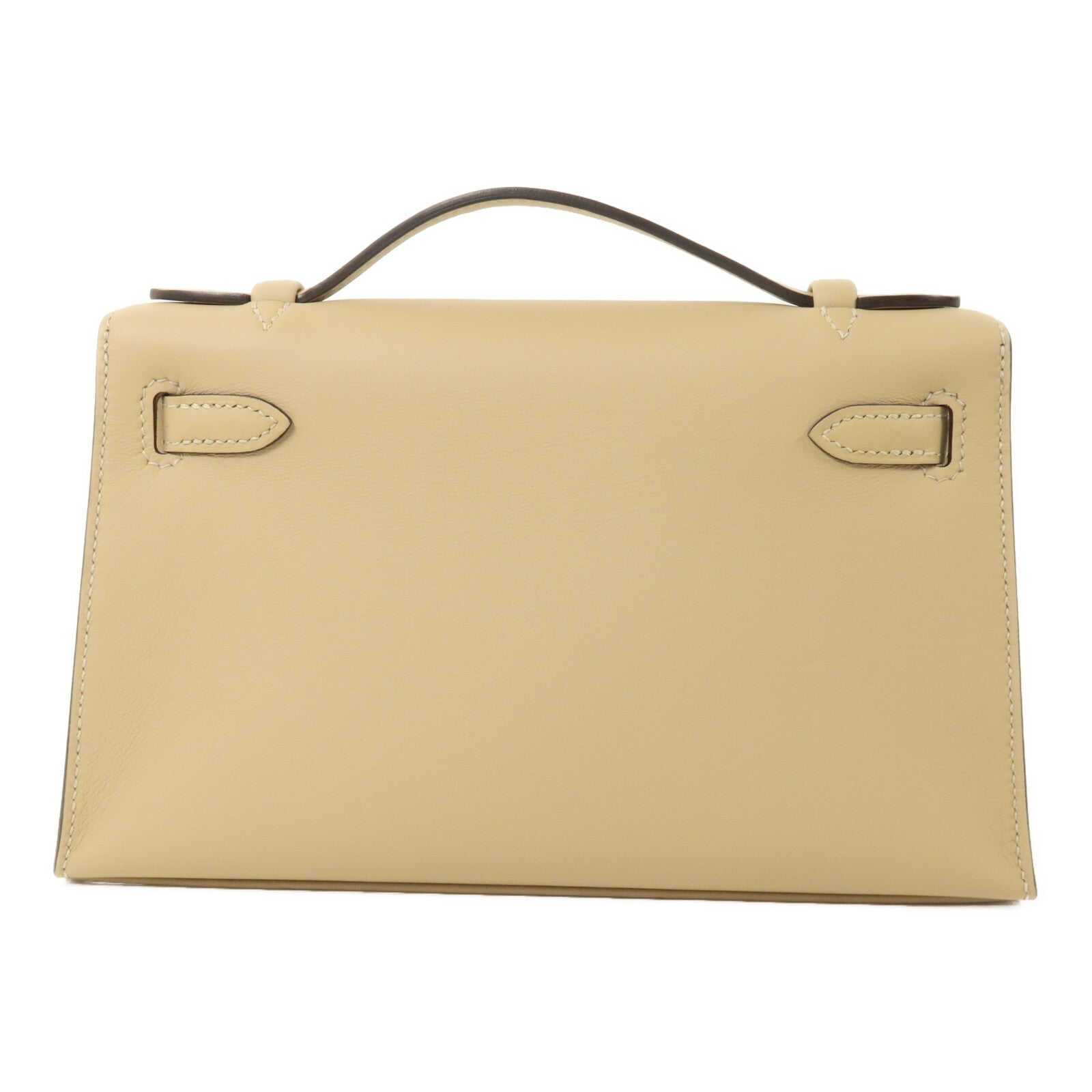 HERMES Swift皮革Kelly Pochette手挽袋Trench