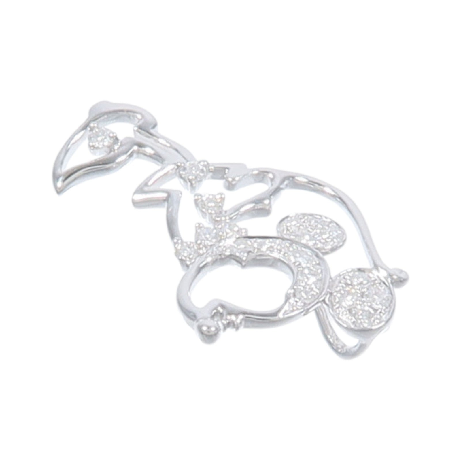 JEWELRY 18K白金Diamond Pendant Top鑽石吊墜
