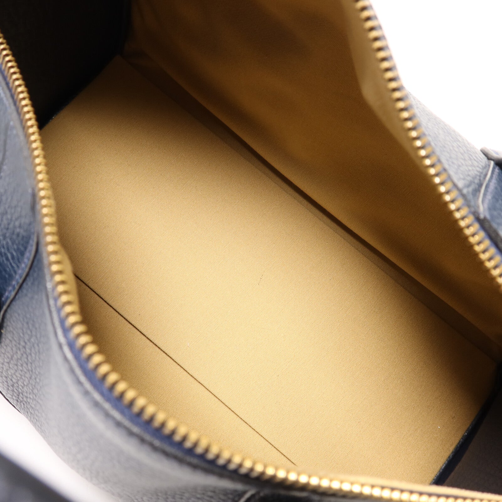 HERMES Ardennes皮革Rudy金扣手挽肩背兩用袋Navy