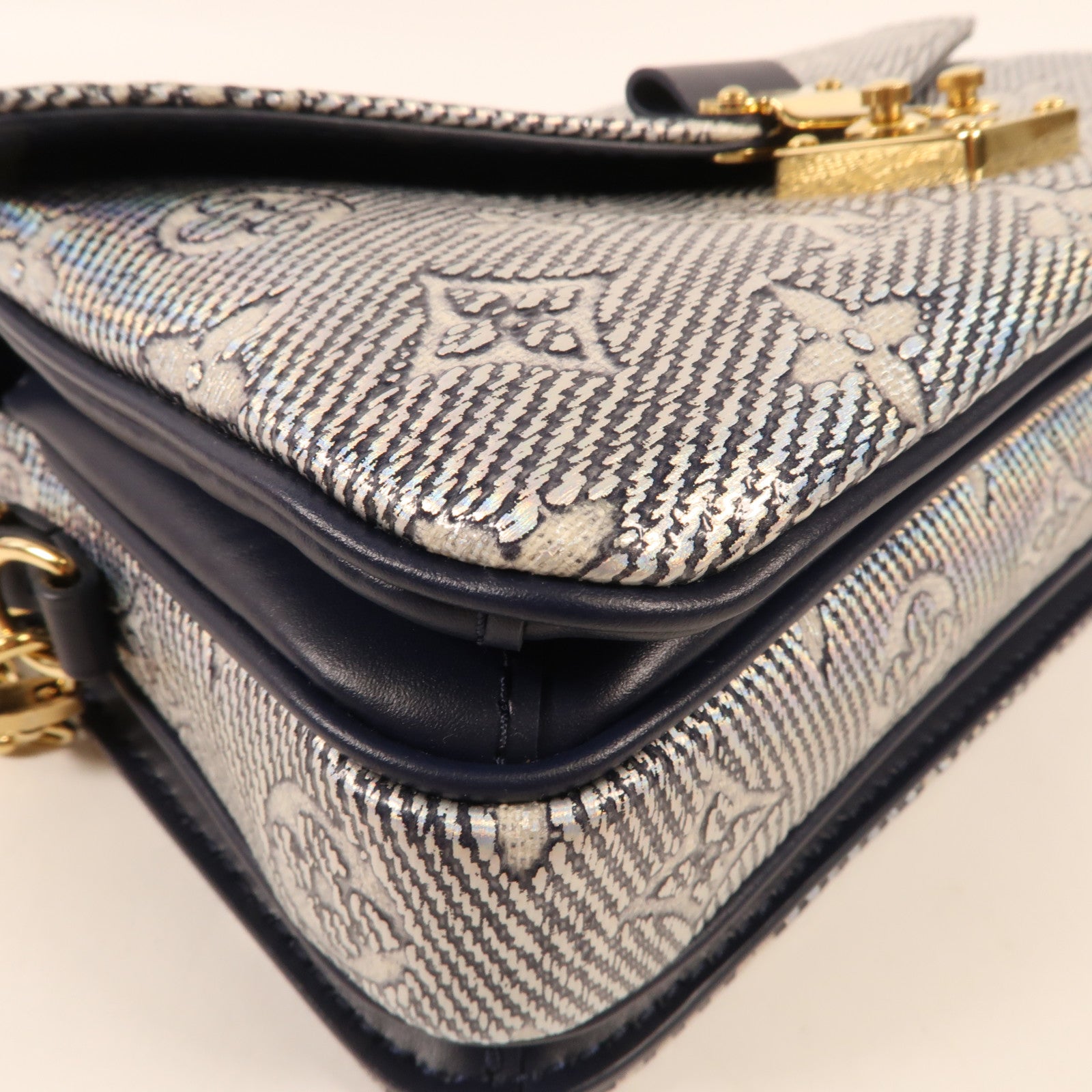 LOUIS VUITTON 塗層帆布Pochette Metis金扣手挽肩背兩用袋