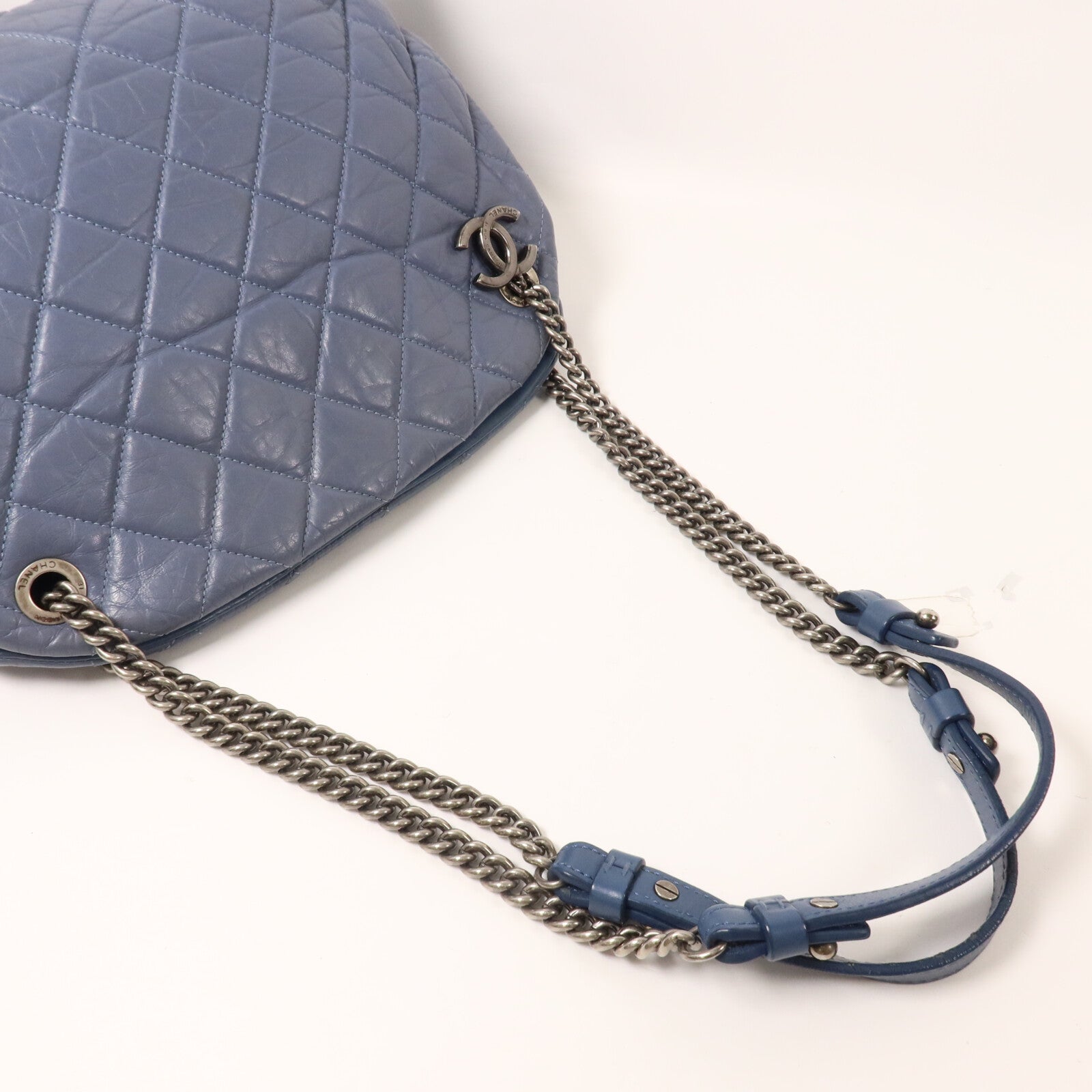 CHANEL 牛皮皮革Chain Shoulder Bag手挽肩背兩用袋