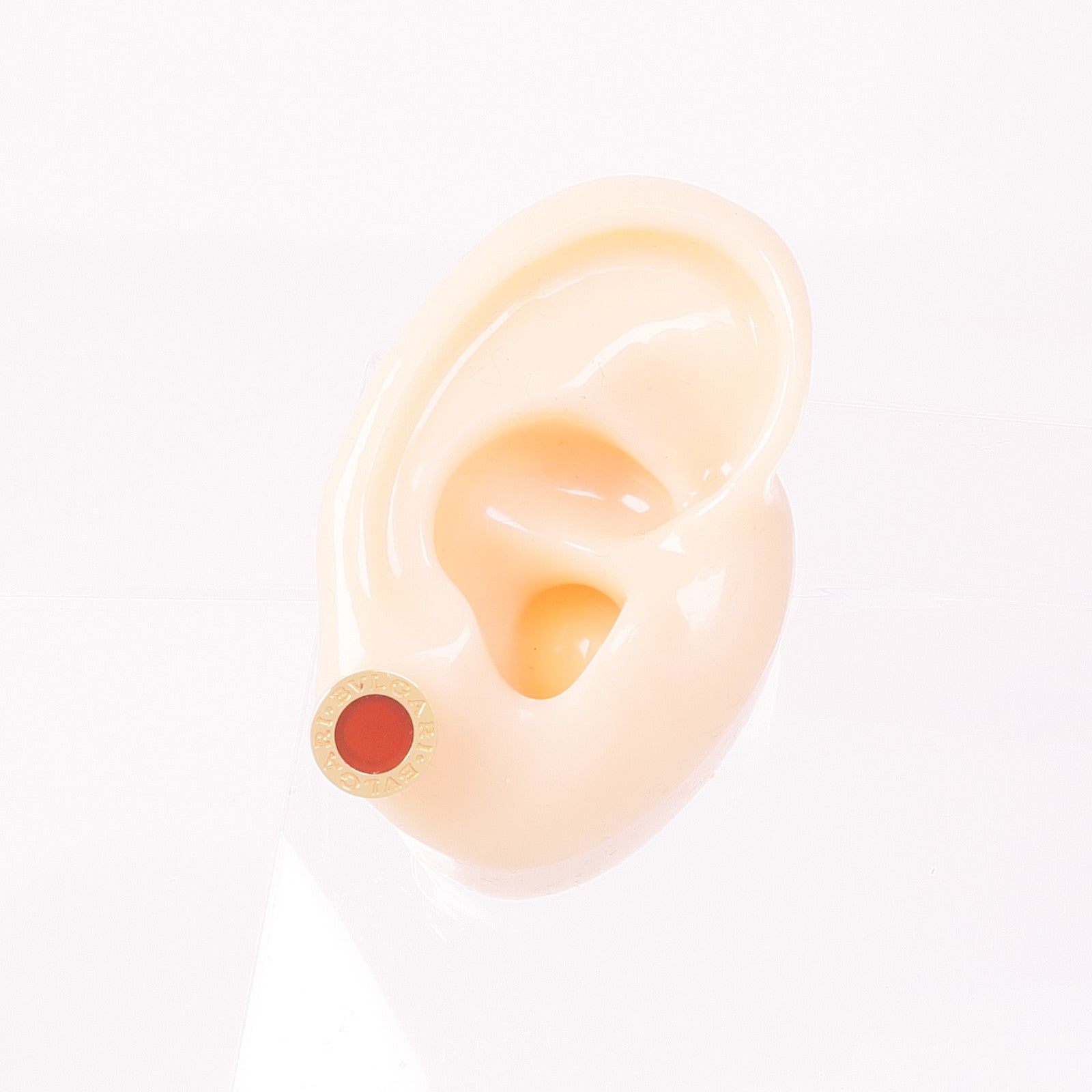 BVLGARI 18K玫瑰金Bvlgari Bvlgari Single Earring紅玉髓耳環