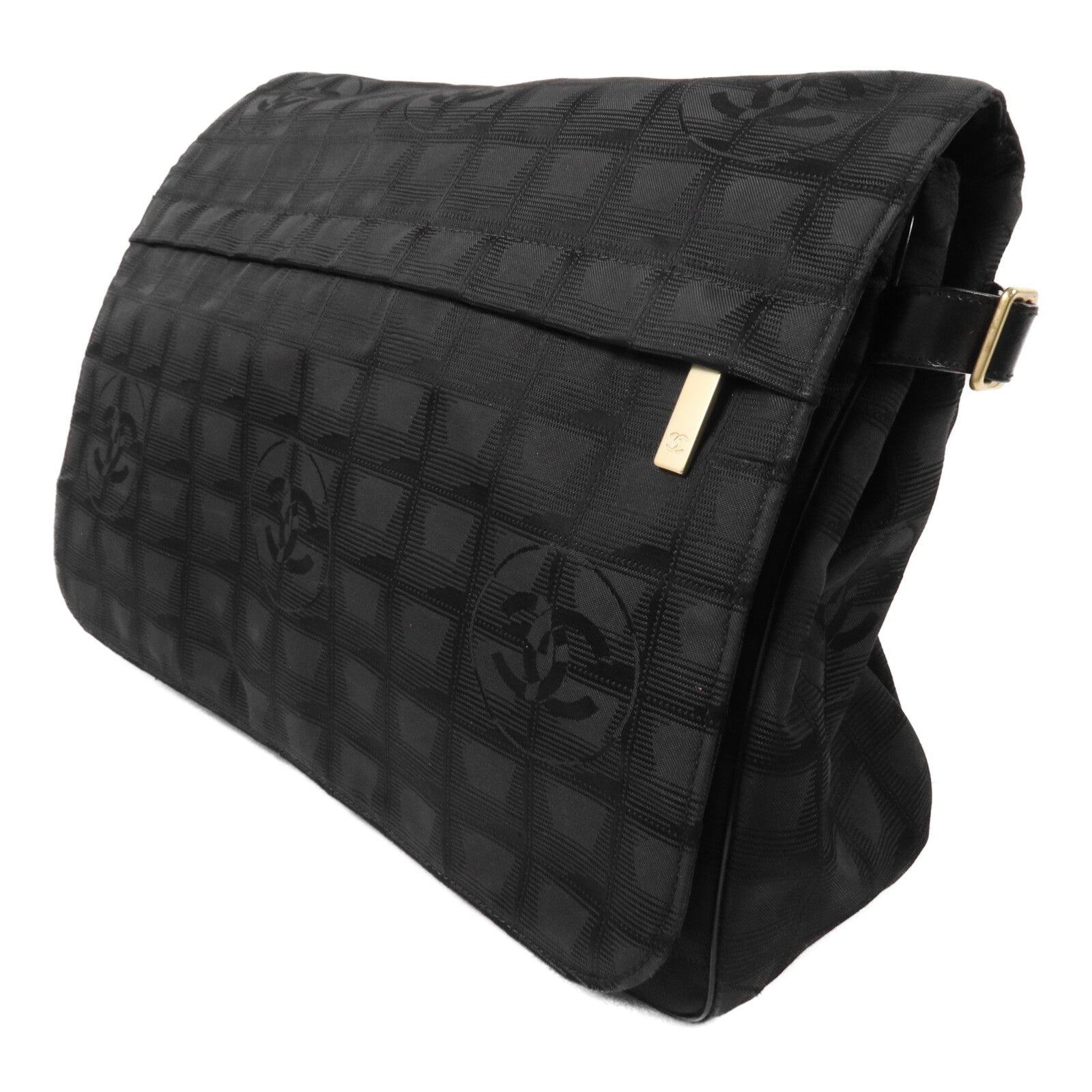 CHANEL 尼龍New Travel Line Messenger Bag肩背袋