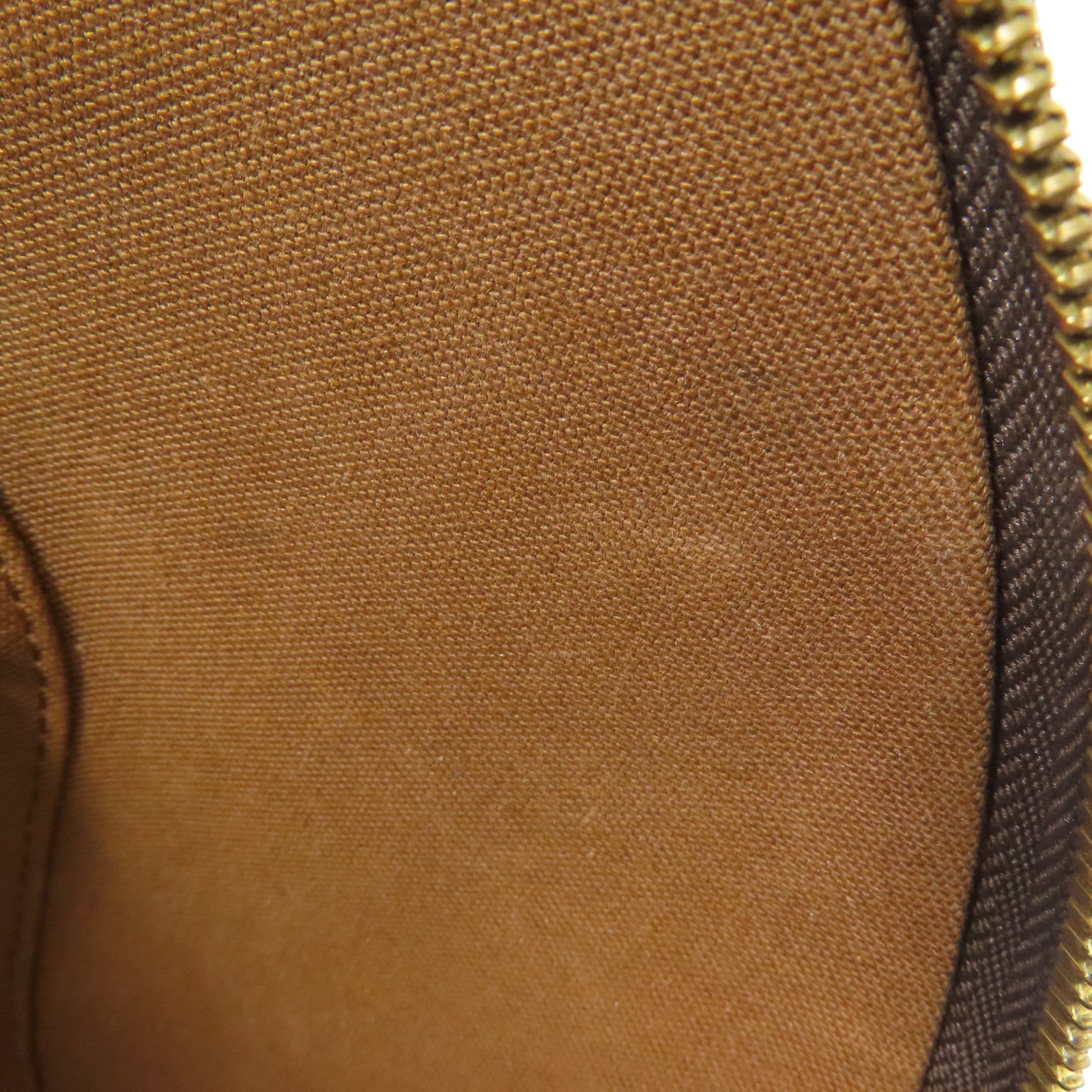 LOUIS VUITTON Monogram Ellipse PM金扣手挽袋棕色