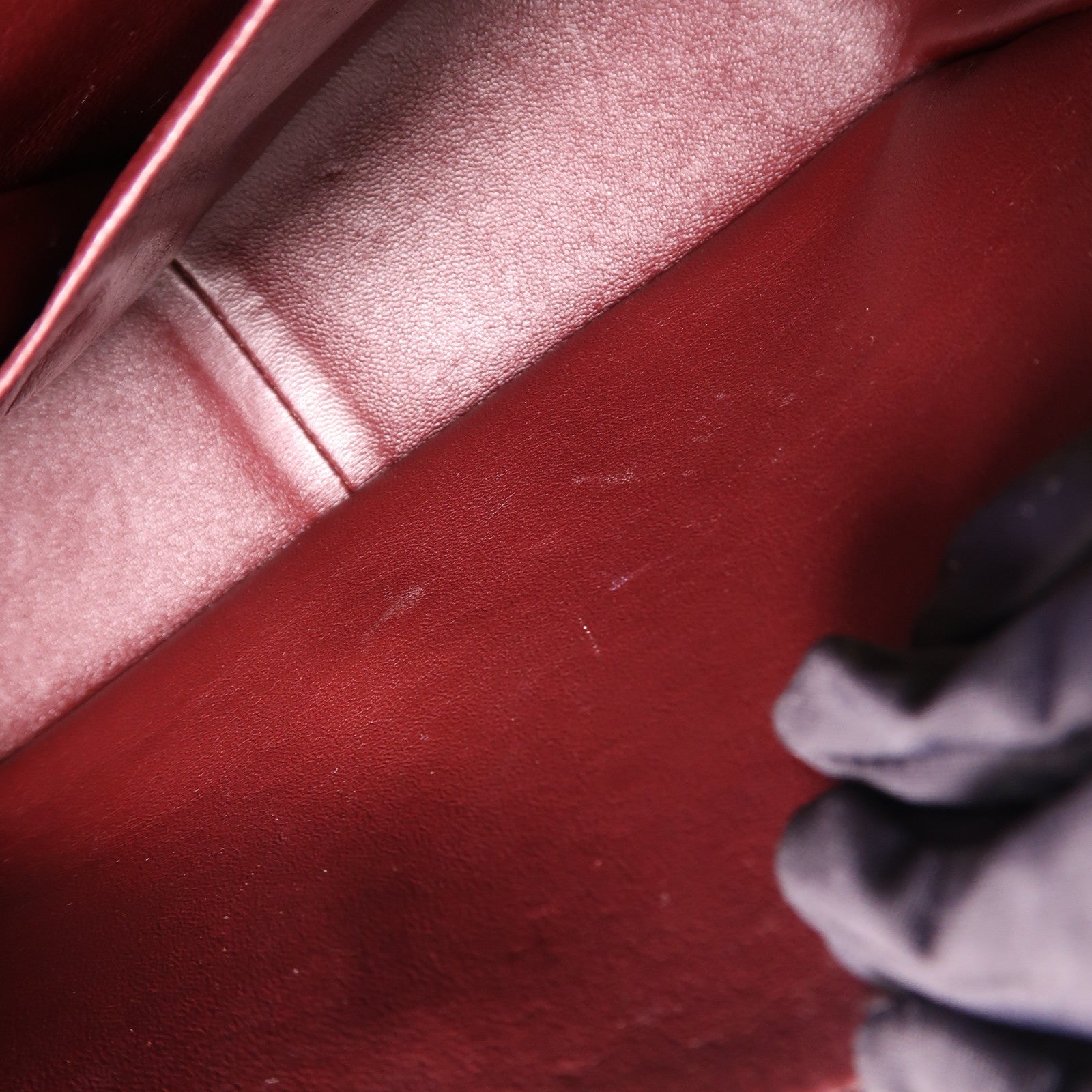 CHANEL 牛皮皮革Large Classic銀扣鏈帶肩背袋