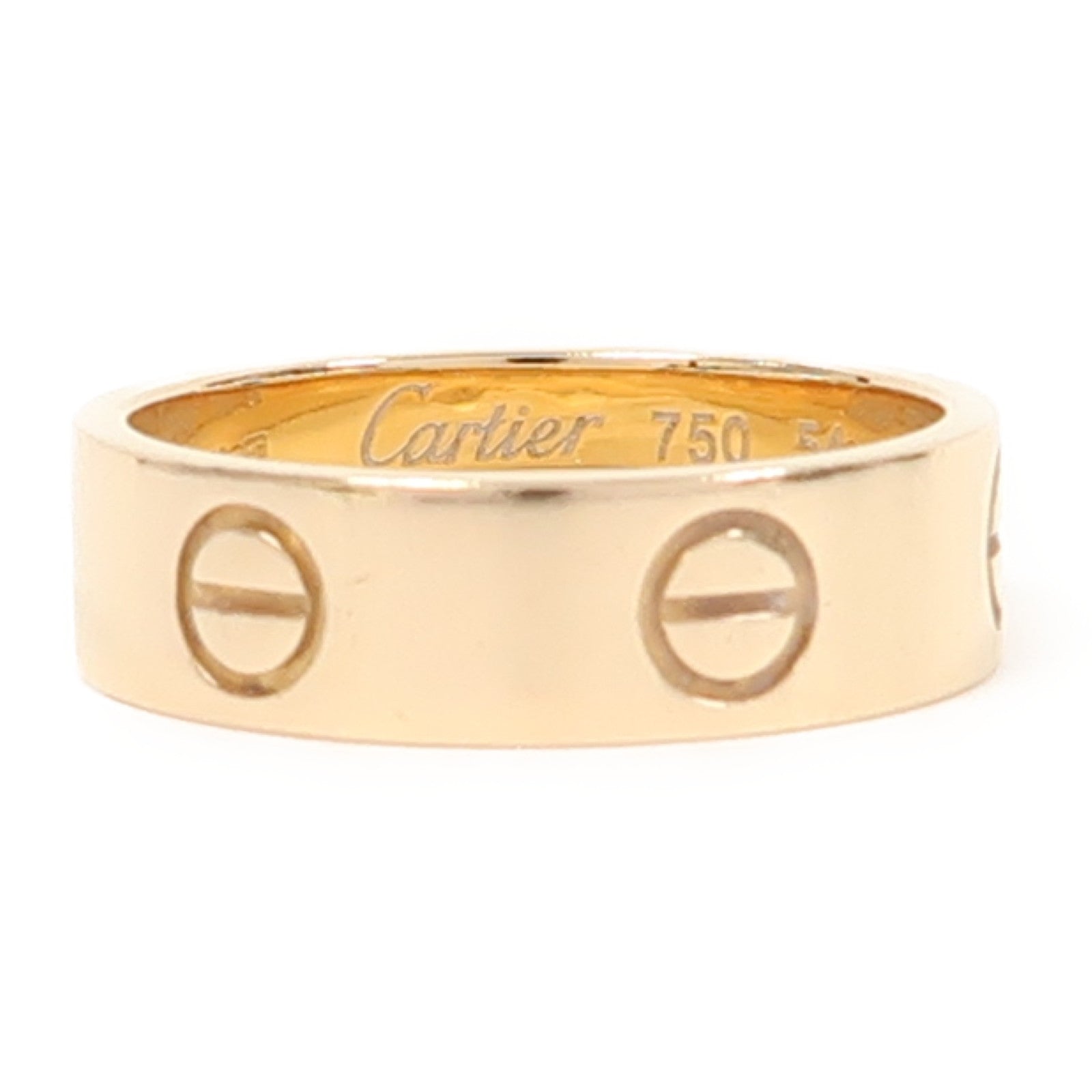 CARTIER 18K玫瑰金Love Ring戒指US#7/Cartier#54