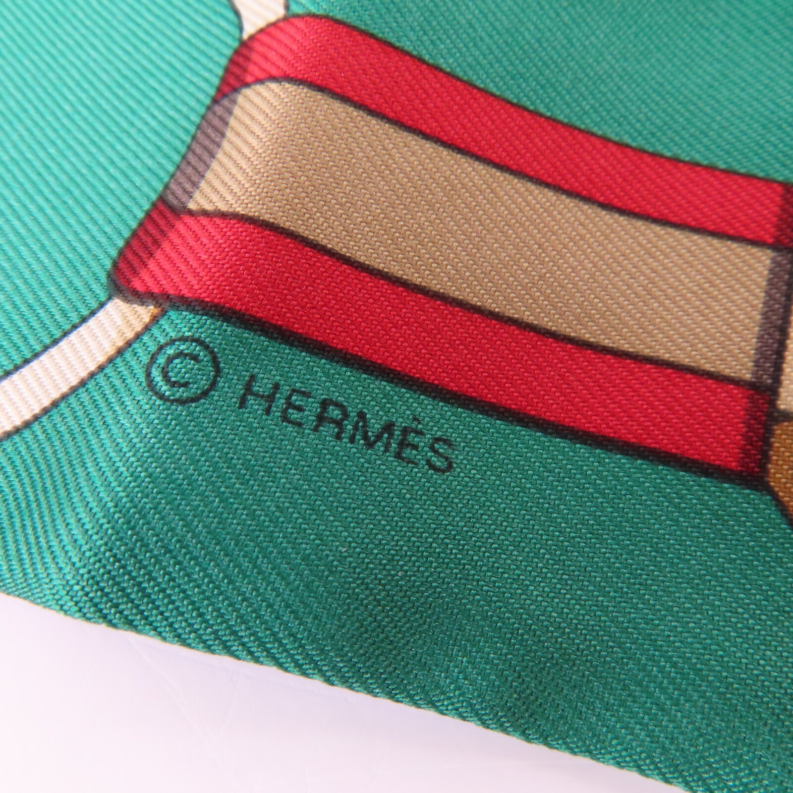 HERMES 絲質Twilly絲巾