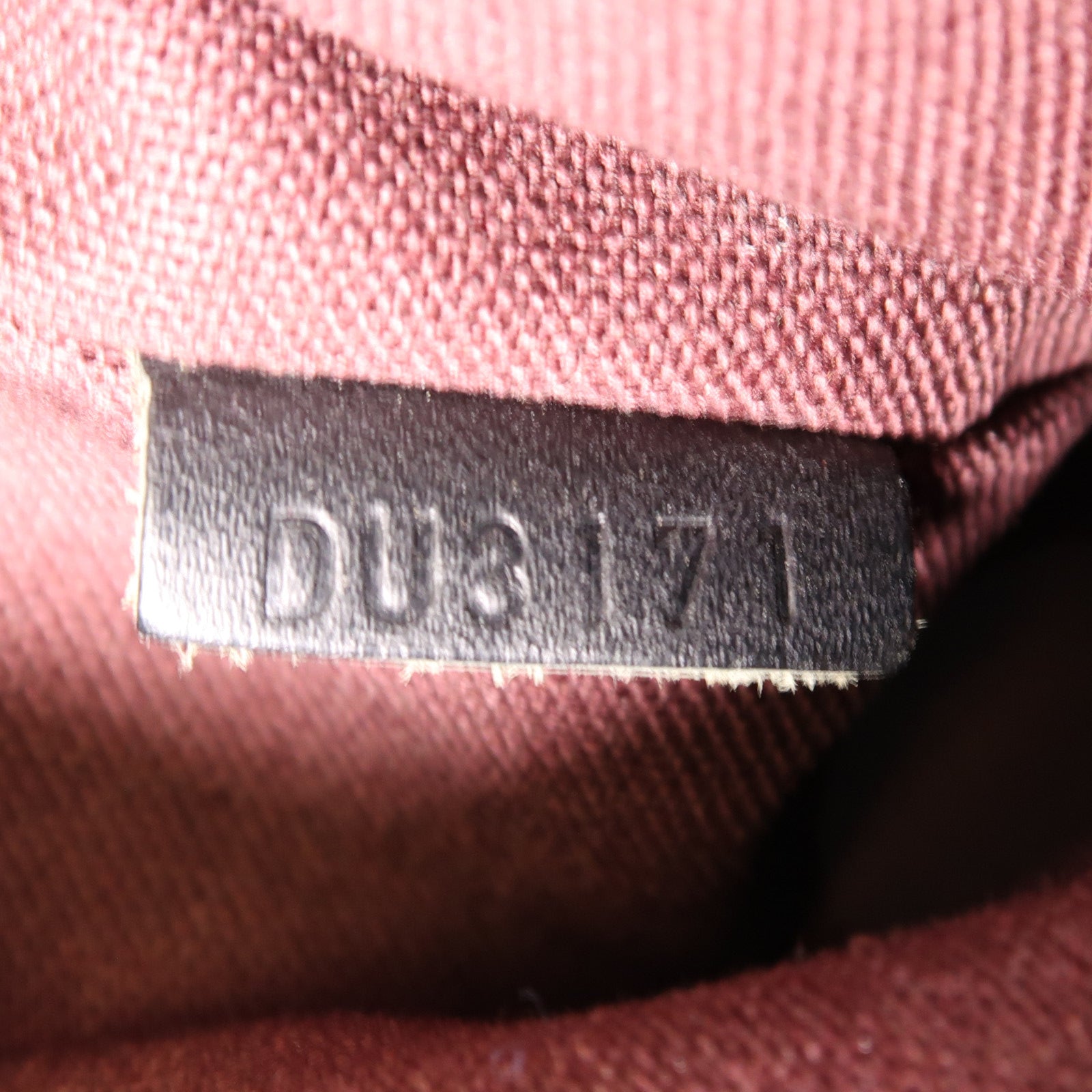 LOUIS VUITTON Monogram Kitan金扣手挽袋棕色