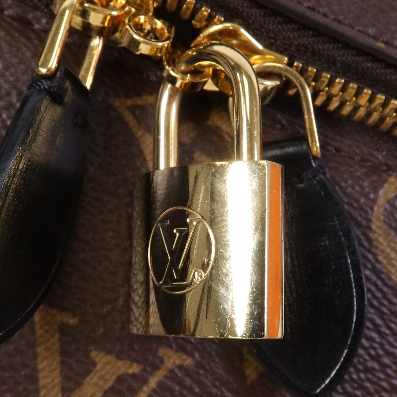 LOUIS VUITTON Monogram Reverse Vanity PM金扣手挽肩背兩用袋