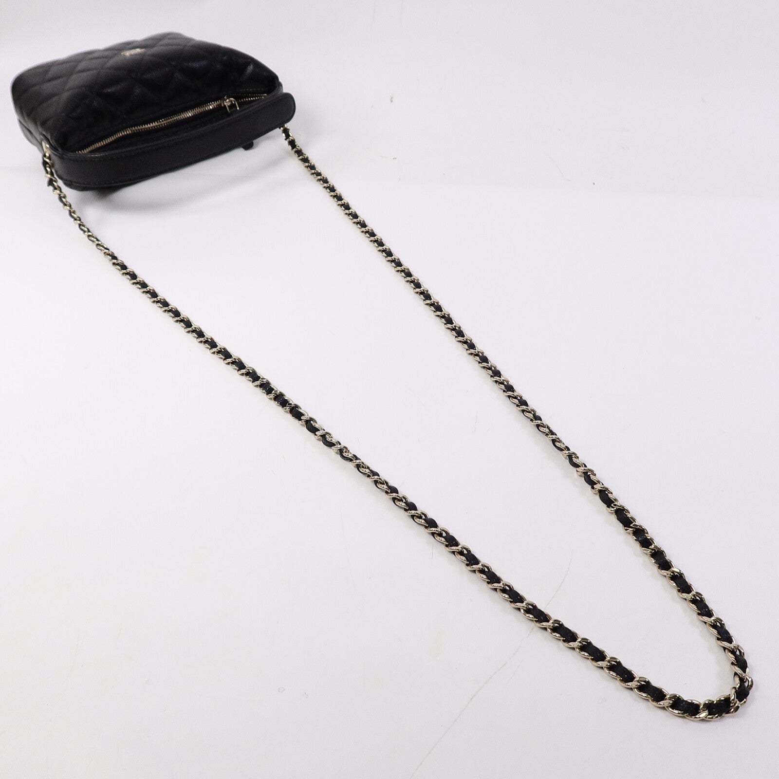 CHANEL 牛皮皮革Hobo Small鏈帶肩背袋