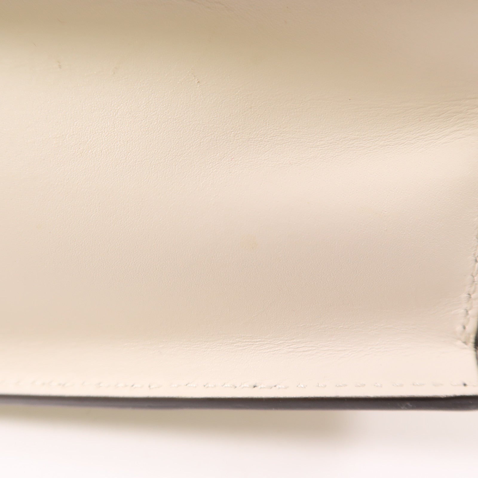 GUCCI GG GHW Sylvie 2Way Shoulder Hand Bag Calfskin Leather 470270 White