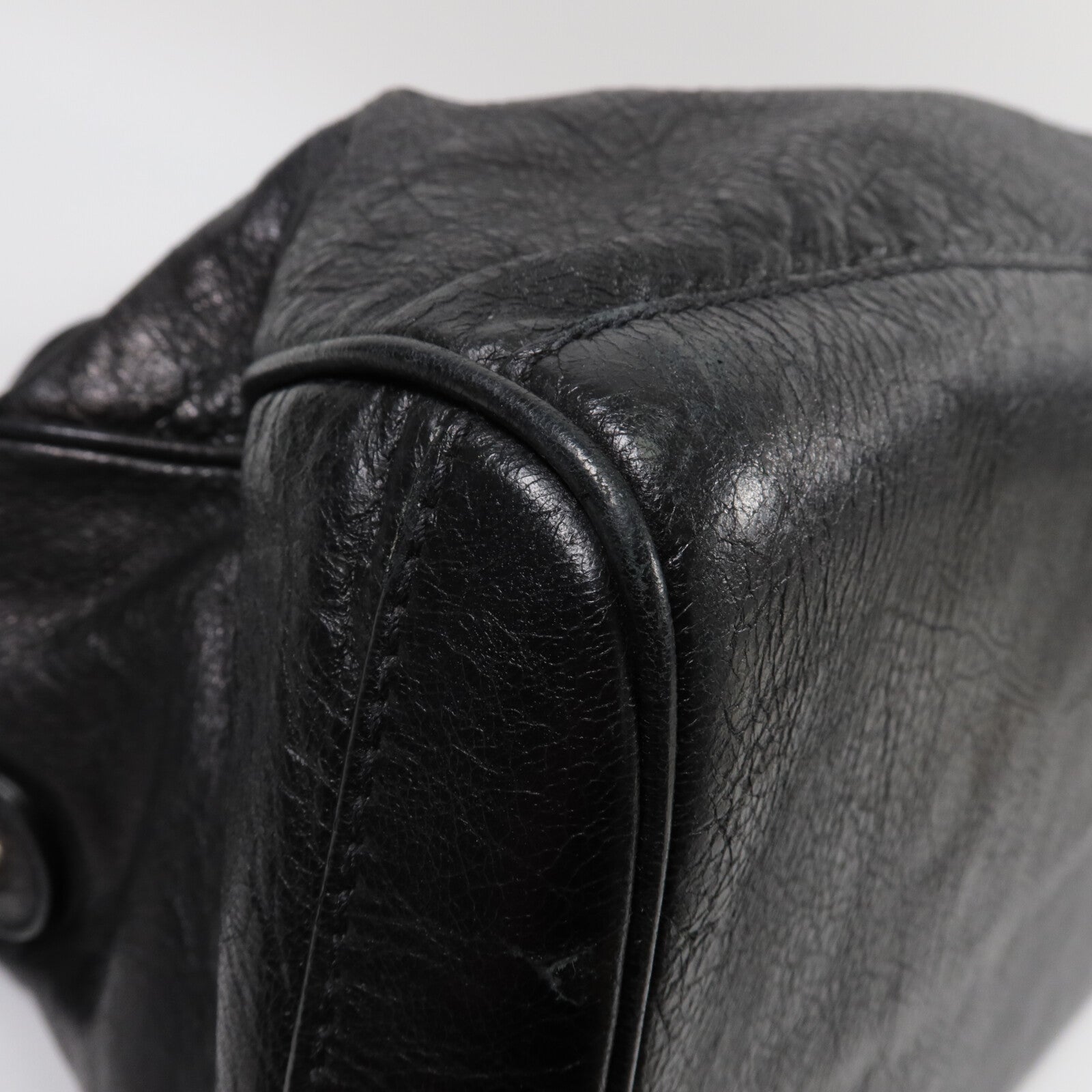 BALENCIAGA 羊皮皮革Squash M Duffle手挽肩背兩用袋